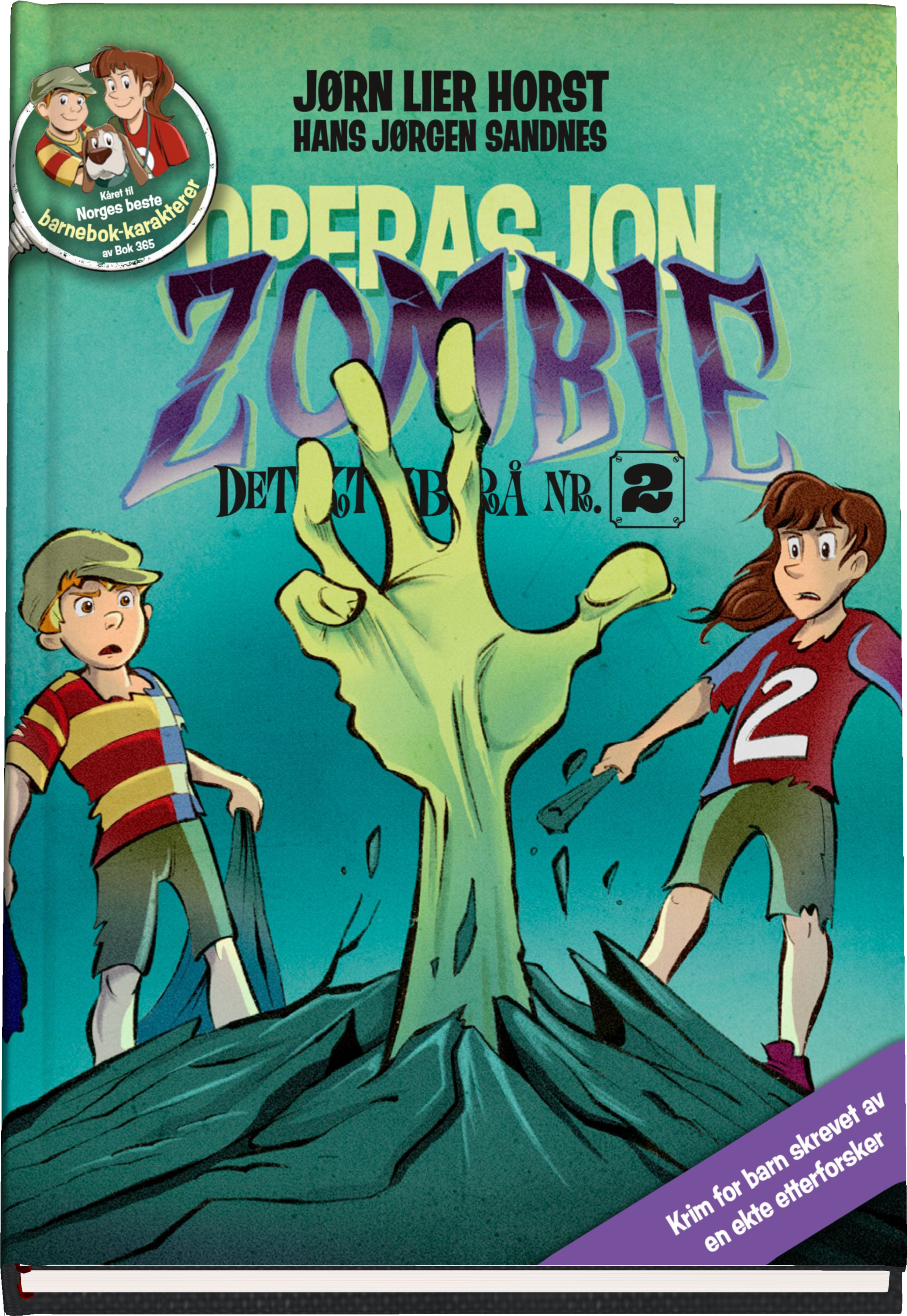 Bokomslag for "Operasjon Zombie av Jørn Lier Horst og Hans Jørgen Sandnes"
