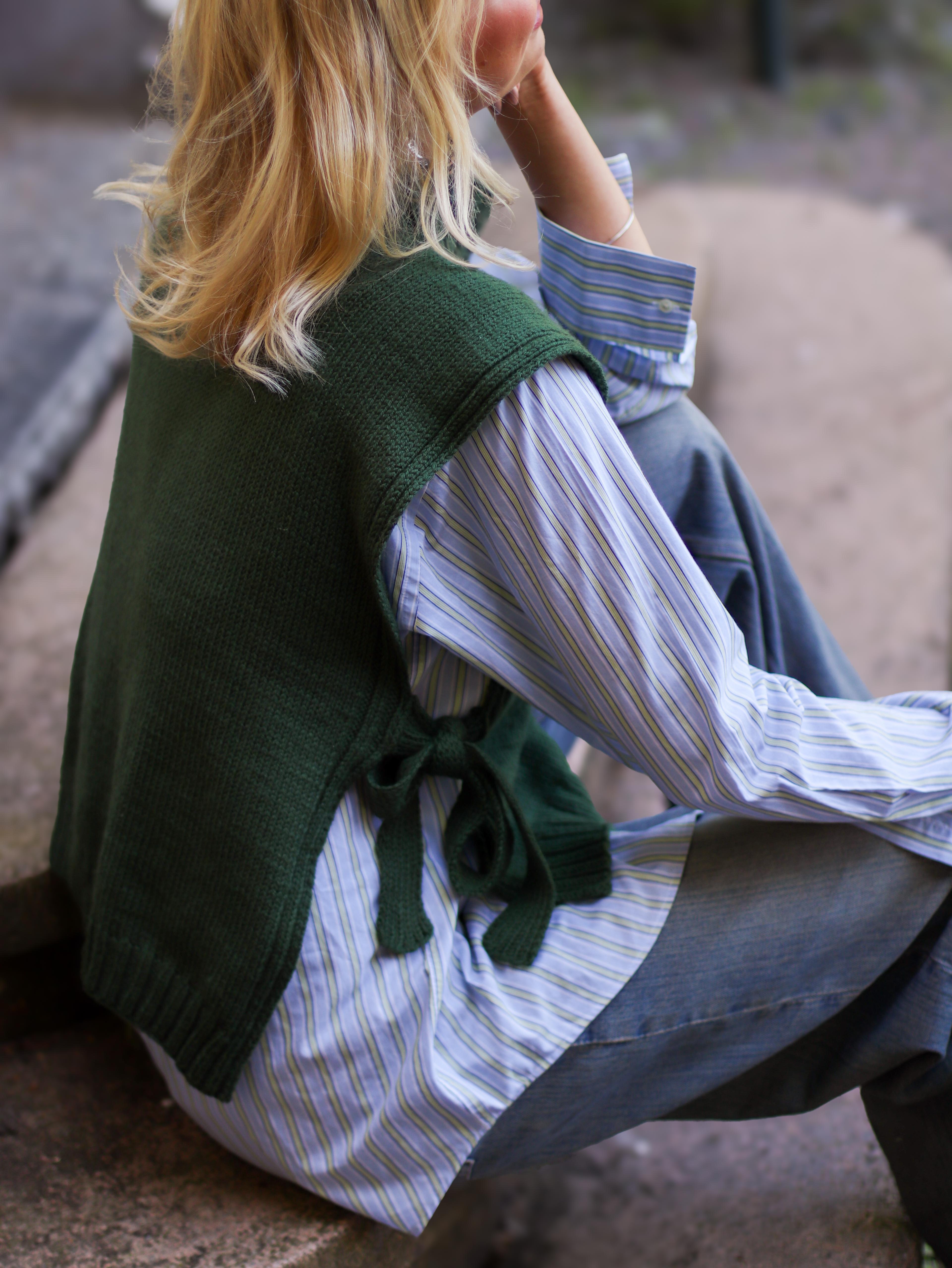 Trendy vest du kan strikke selv! 