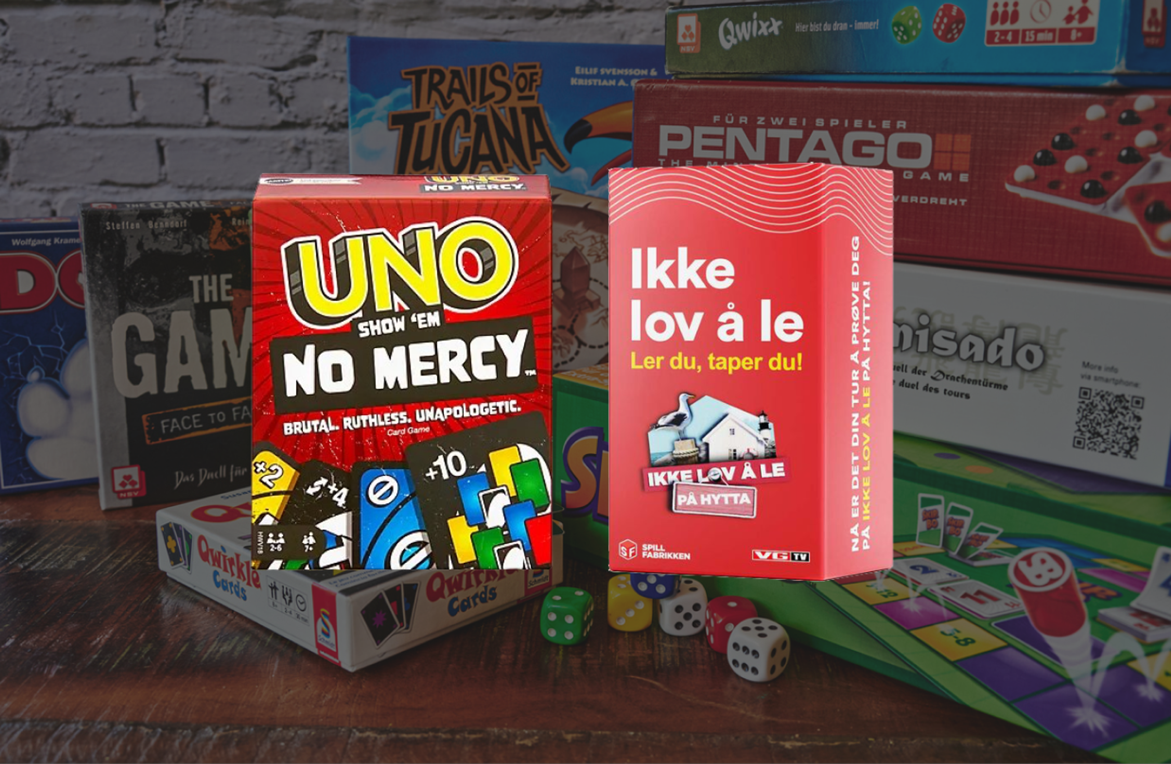 UNO No Mercy og Ikke lov å le