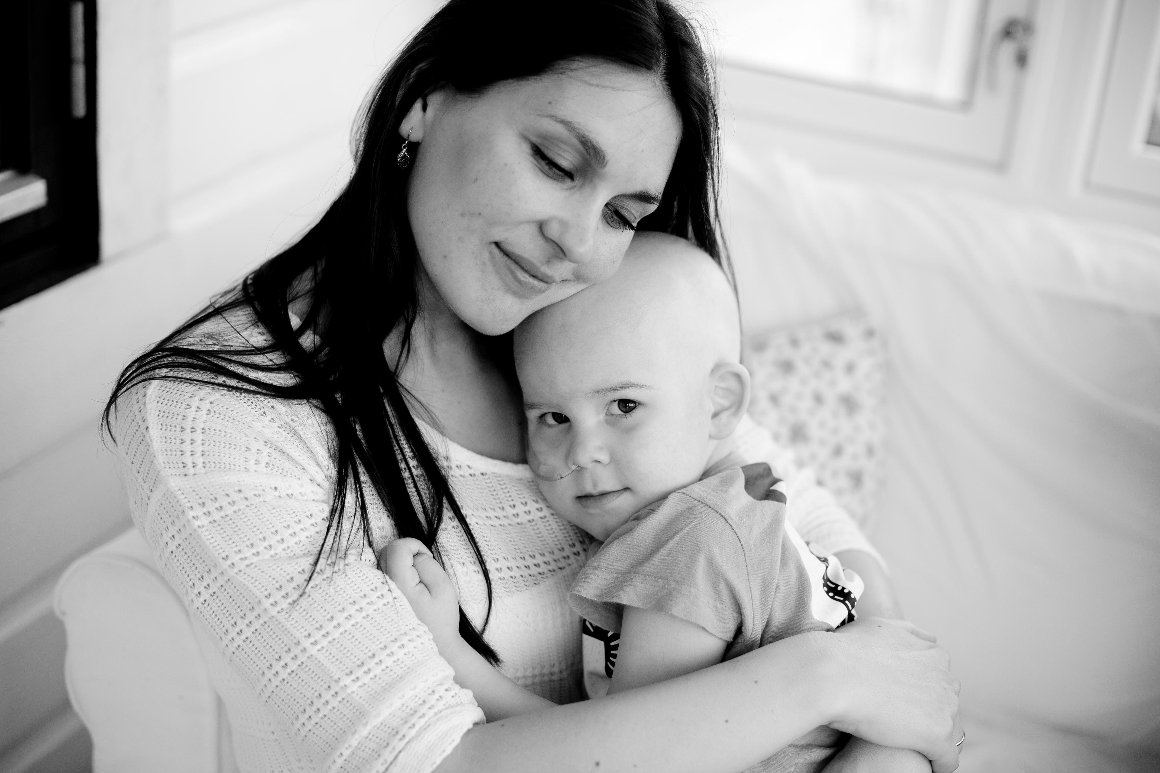 Madicken hadde akkurat fylt tre år da hun fikk påvist leukemi. Foto: Irene Sandved Lunde