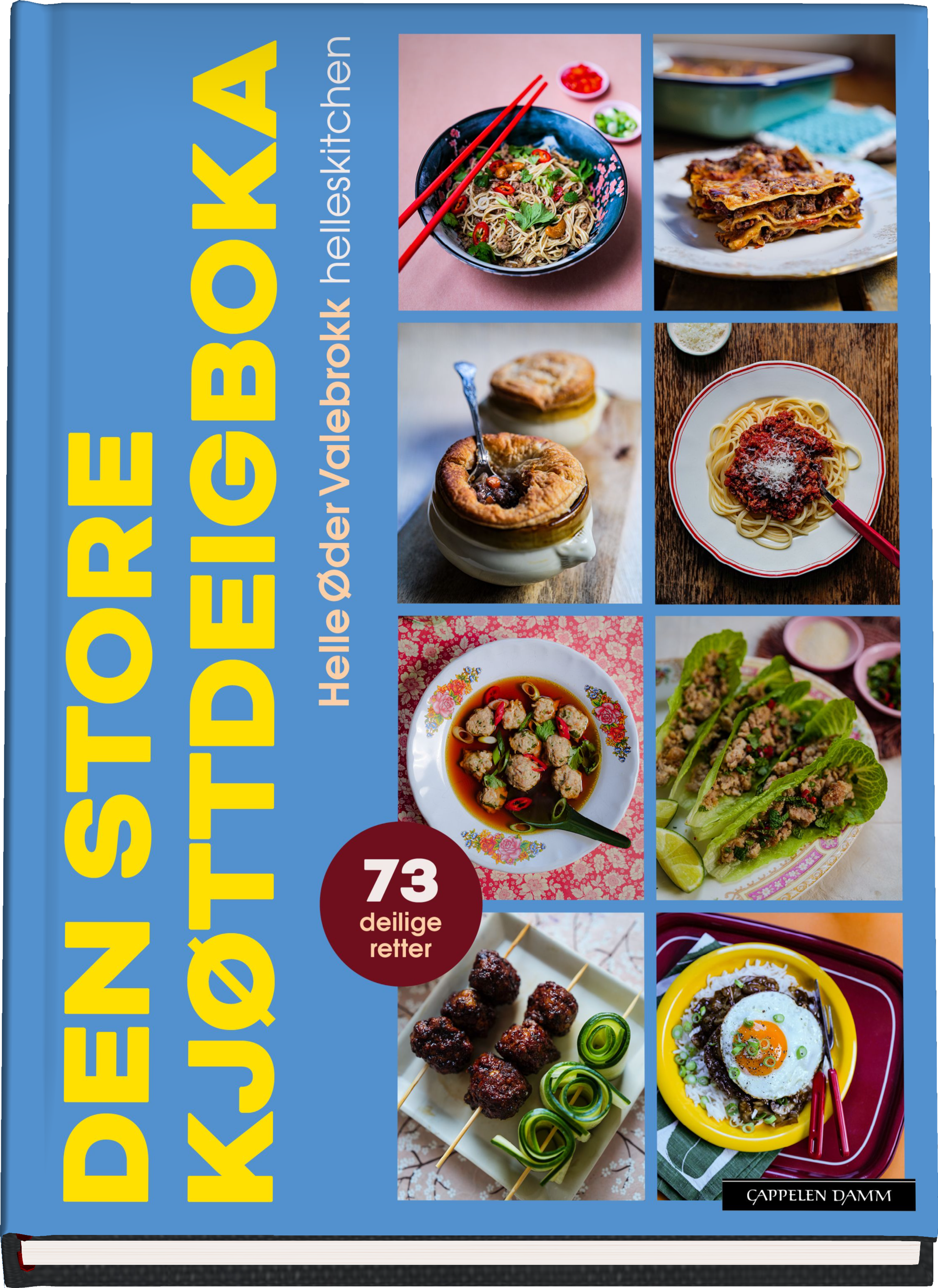 Bokomslag for "Den store kjøttdeigboka av Helle Øder Valebrokk"