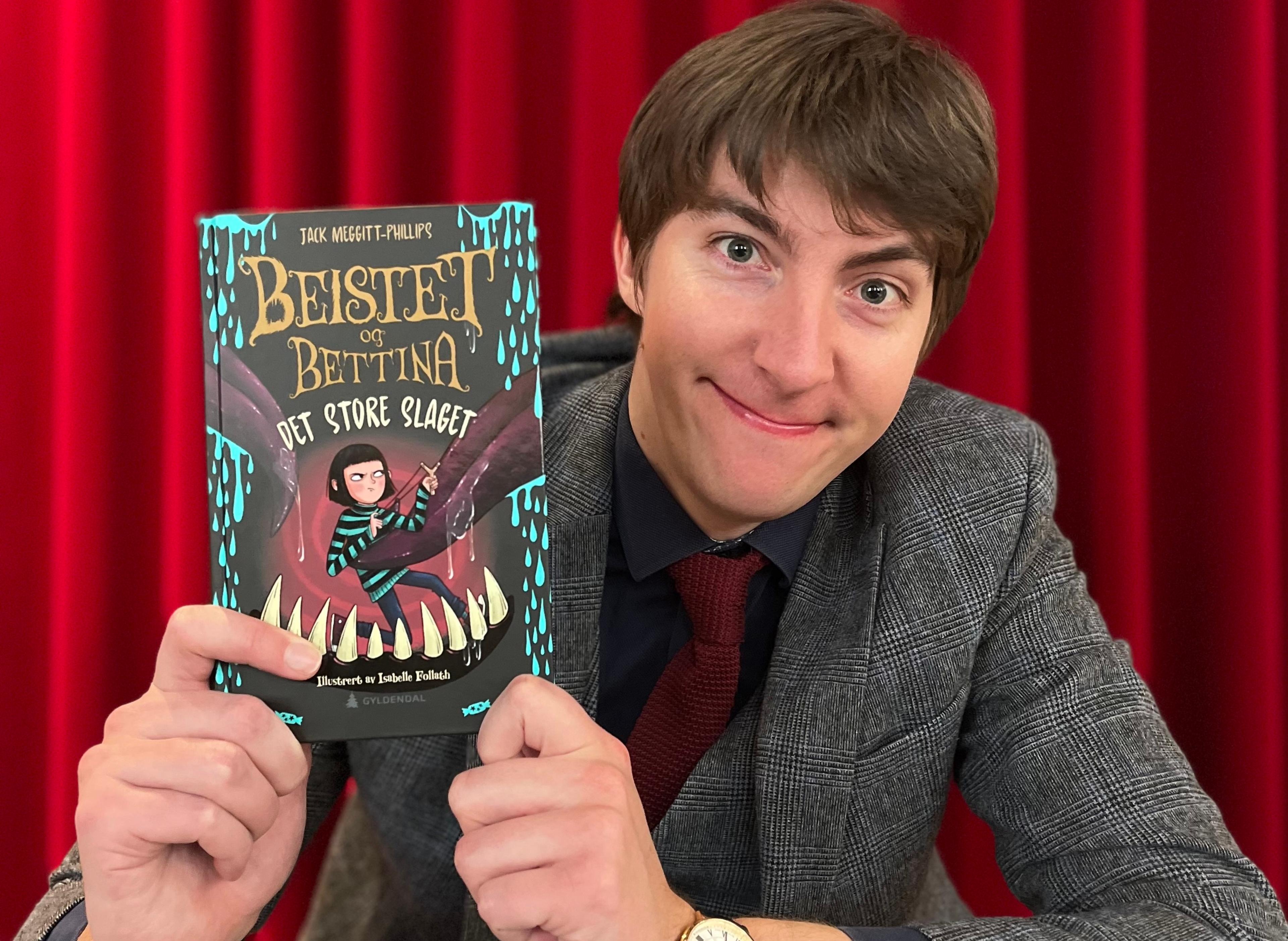 Forfatter Jack Meggit-Phillips har fått fans over hele verden med barnebokserien om Beistet og Bettina. 