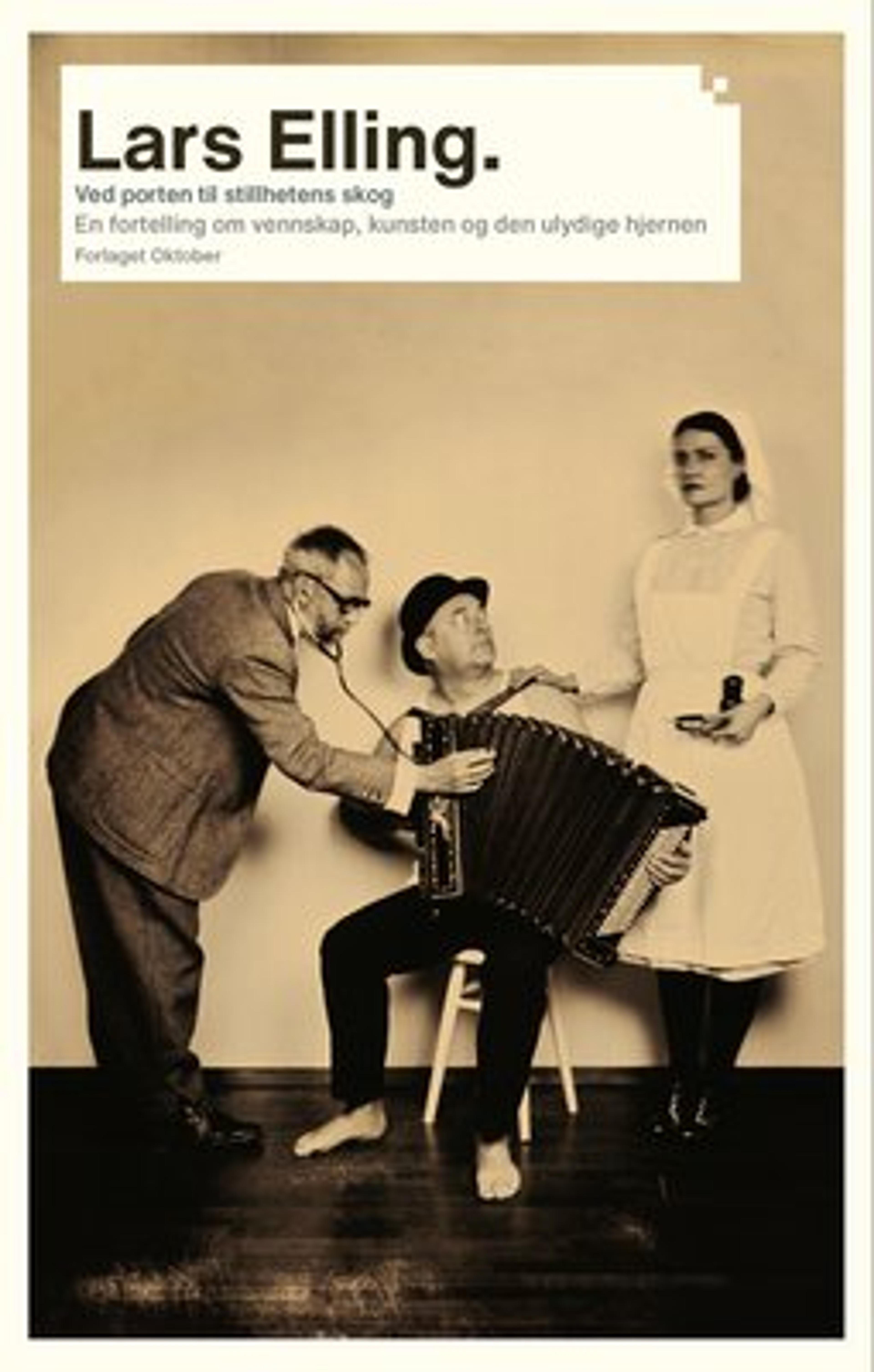 Bokomslag for "Ved porten til stillhetens skog  av Lars Elling "