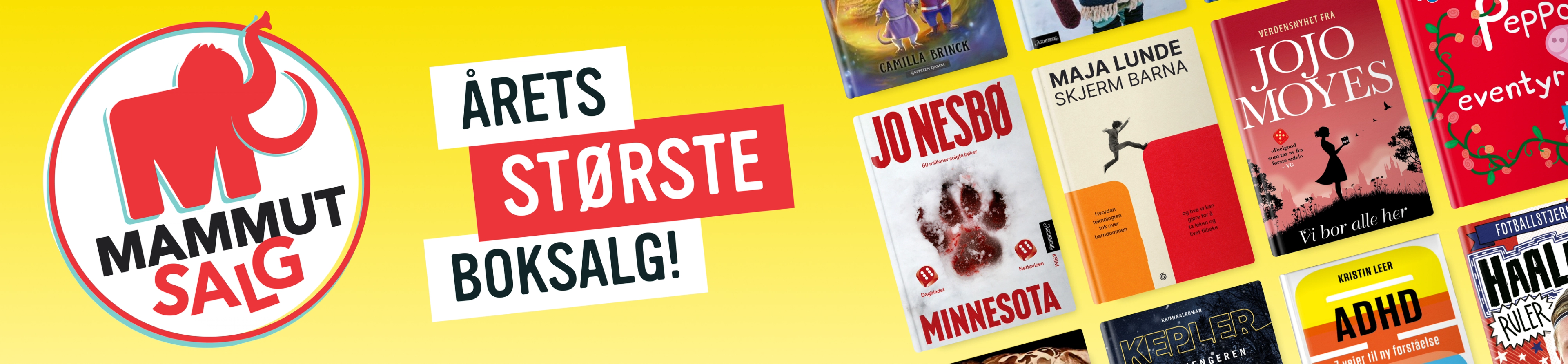Mammutsalg! Forhåndssalget er i gang Unngå utsolgt, bestill. nå