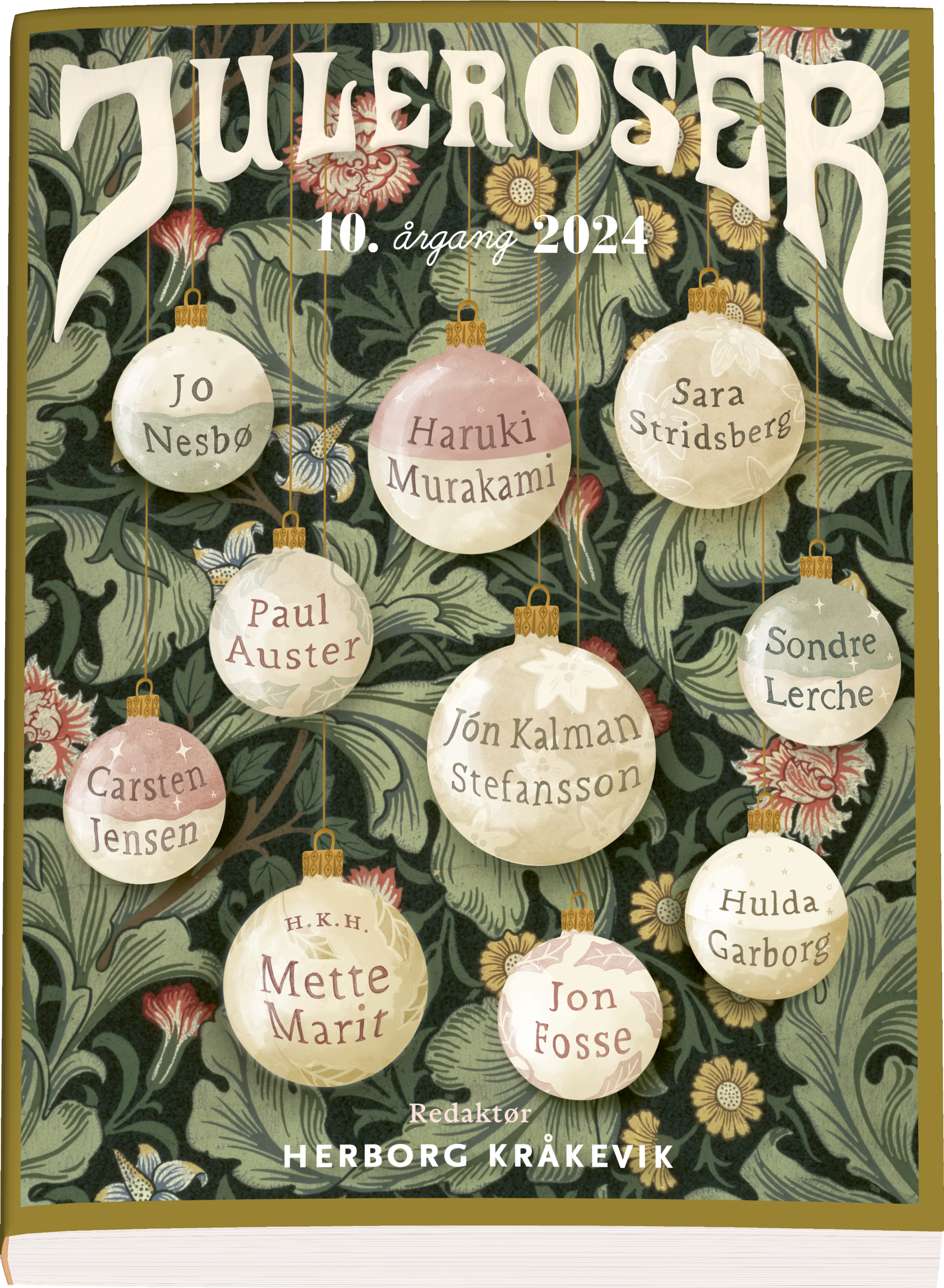 Bokomslag for "Juleroser 2024  av Herborg Kråkevik (red.) "