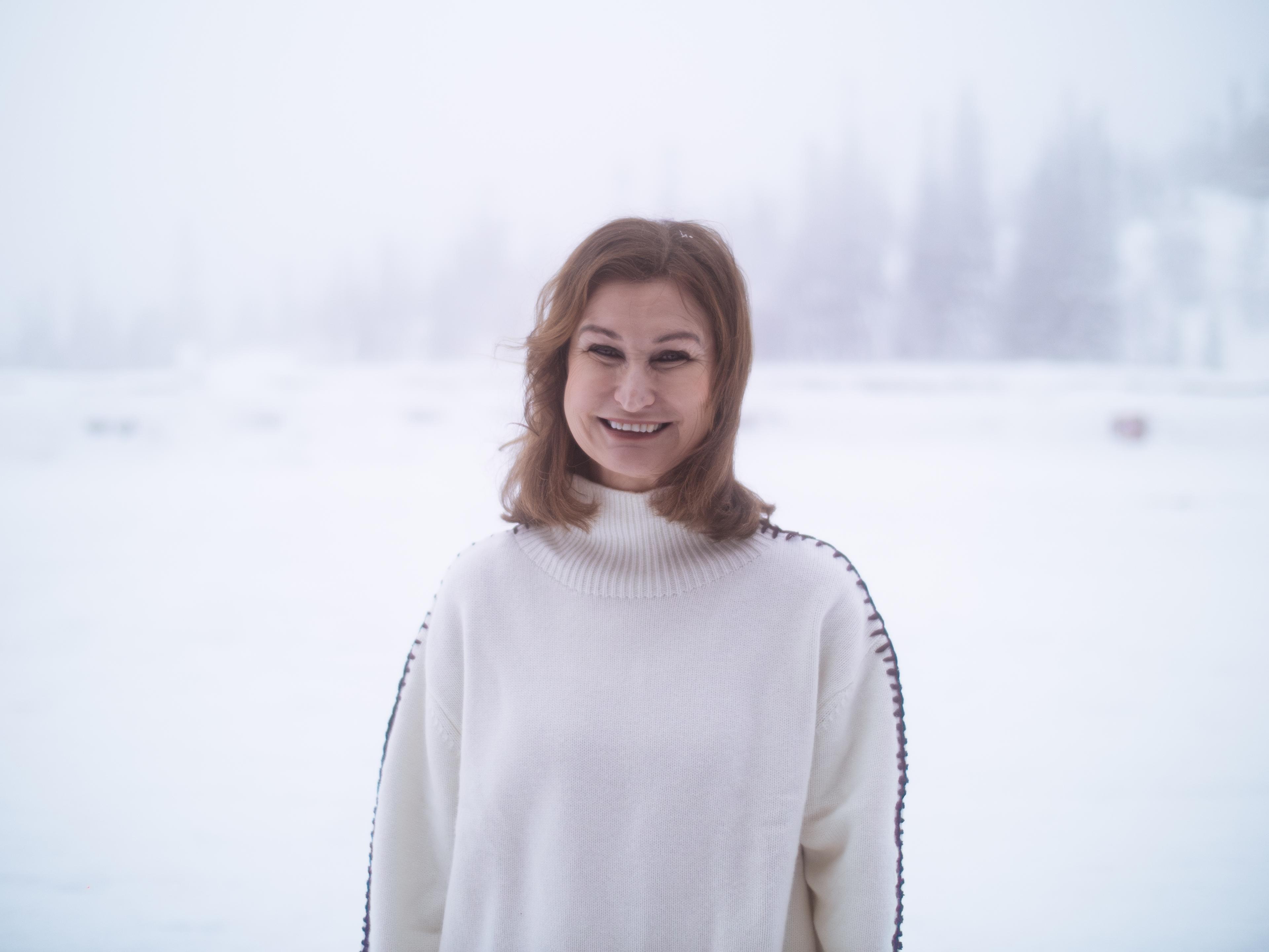 Viveca Sten i et snøfylt Åre 