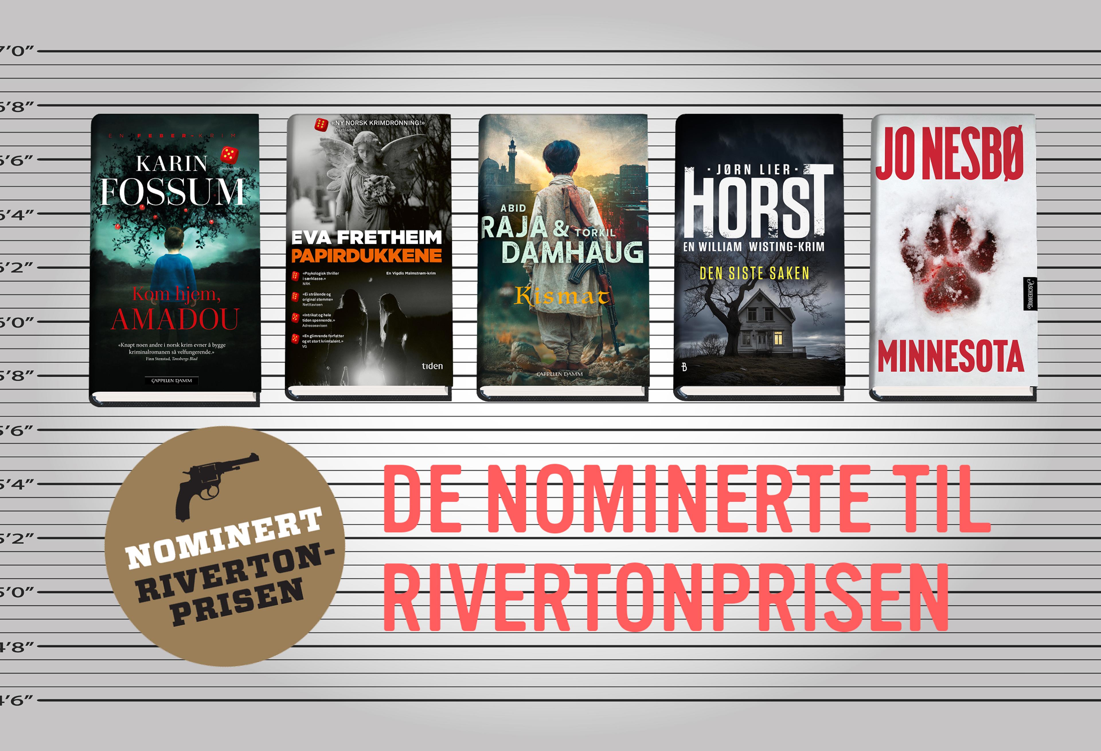 De nominerte til Rivertonprisen 2024