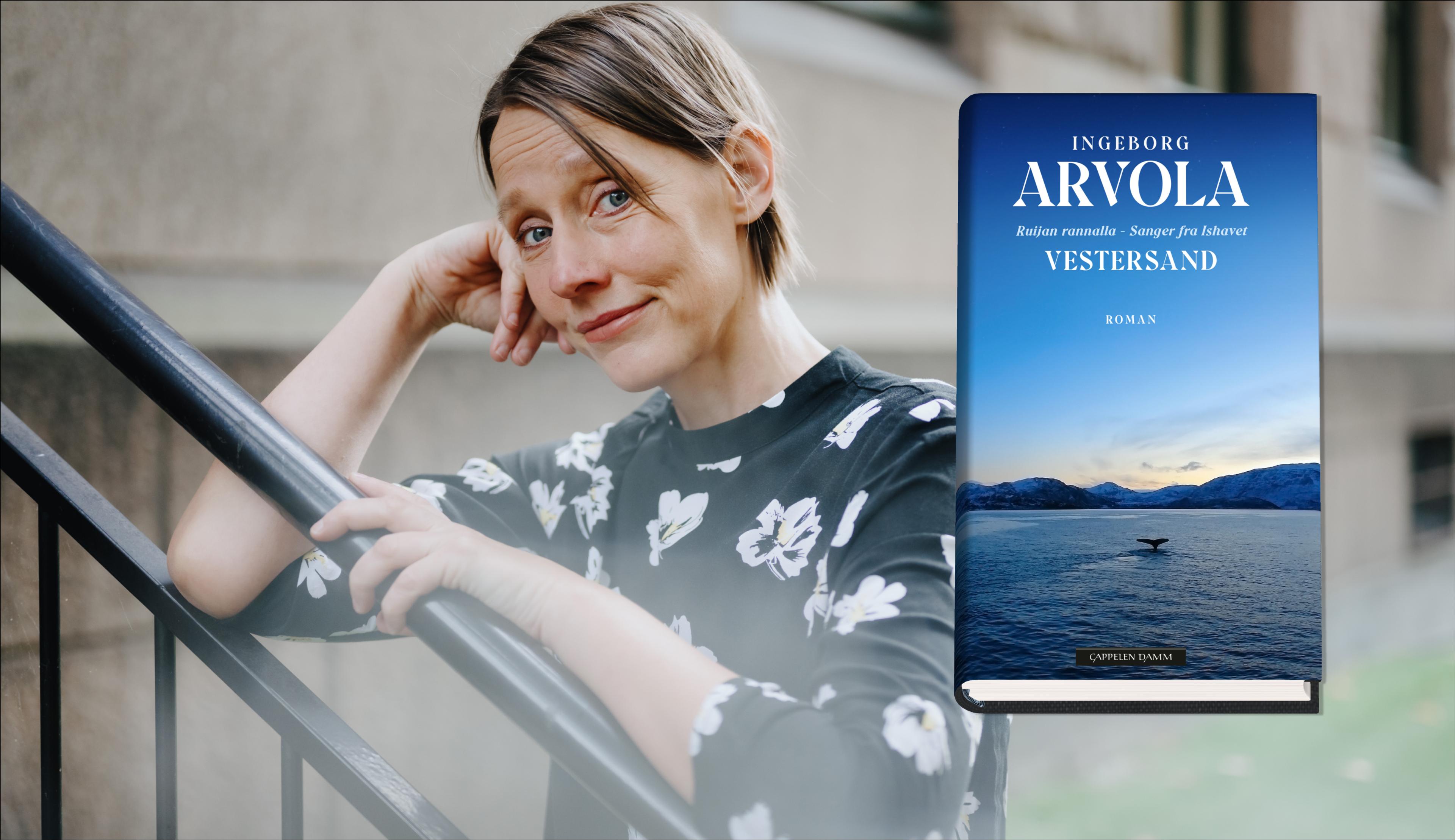 Leseglede, nysgjerrighet, kjærlighet, svarer Arvola på spørsmålet om hva hun håper leserne vil ta med seg av å lese kritikerroste Vestersand. (Foto: Fartein Rudjord/NORLA)