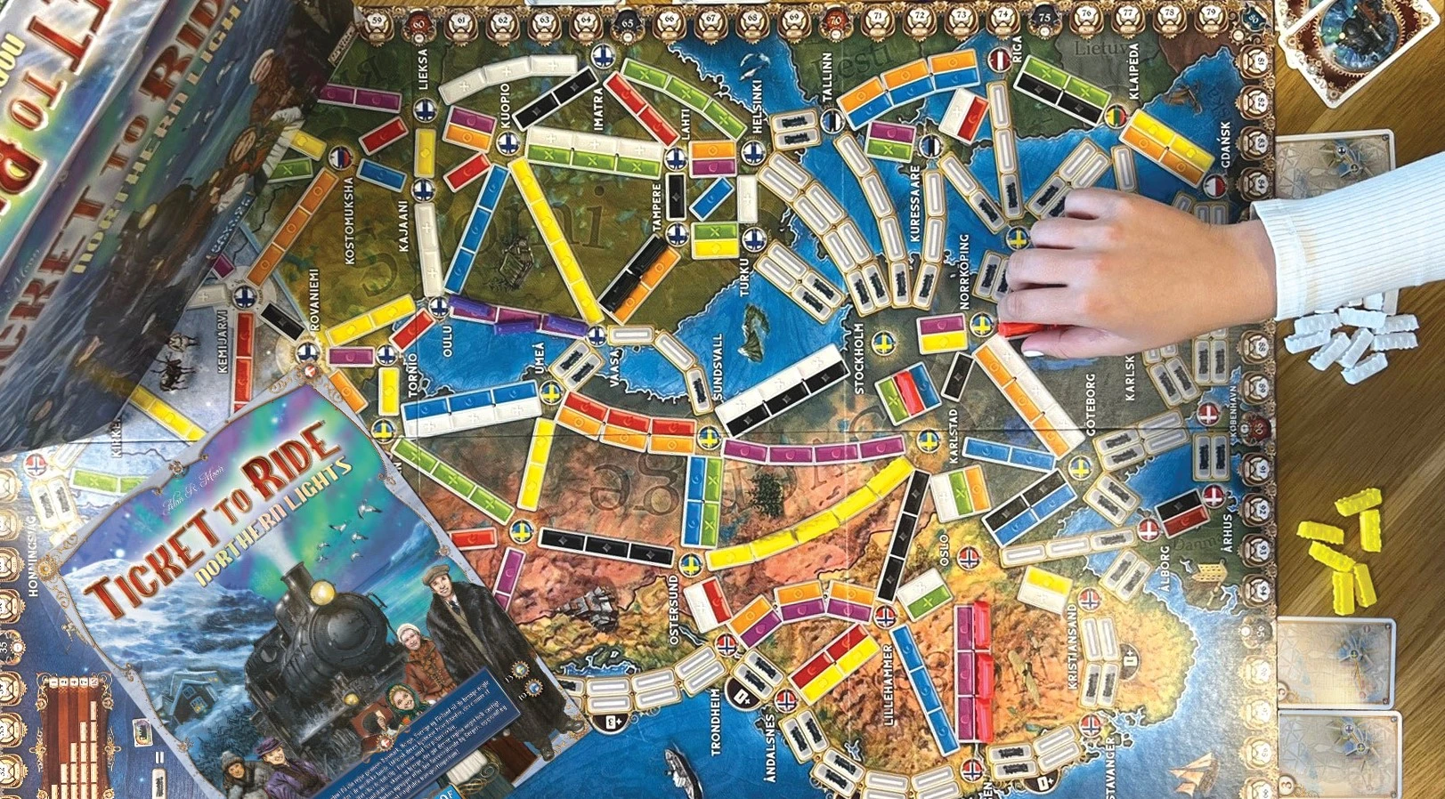 Foto av Ticket to ride i spill