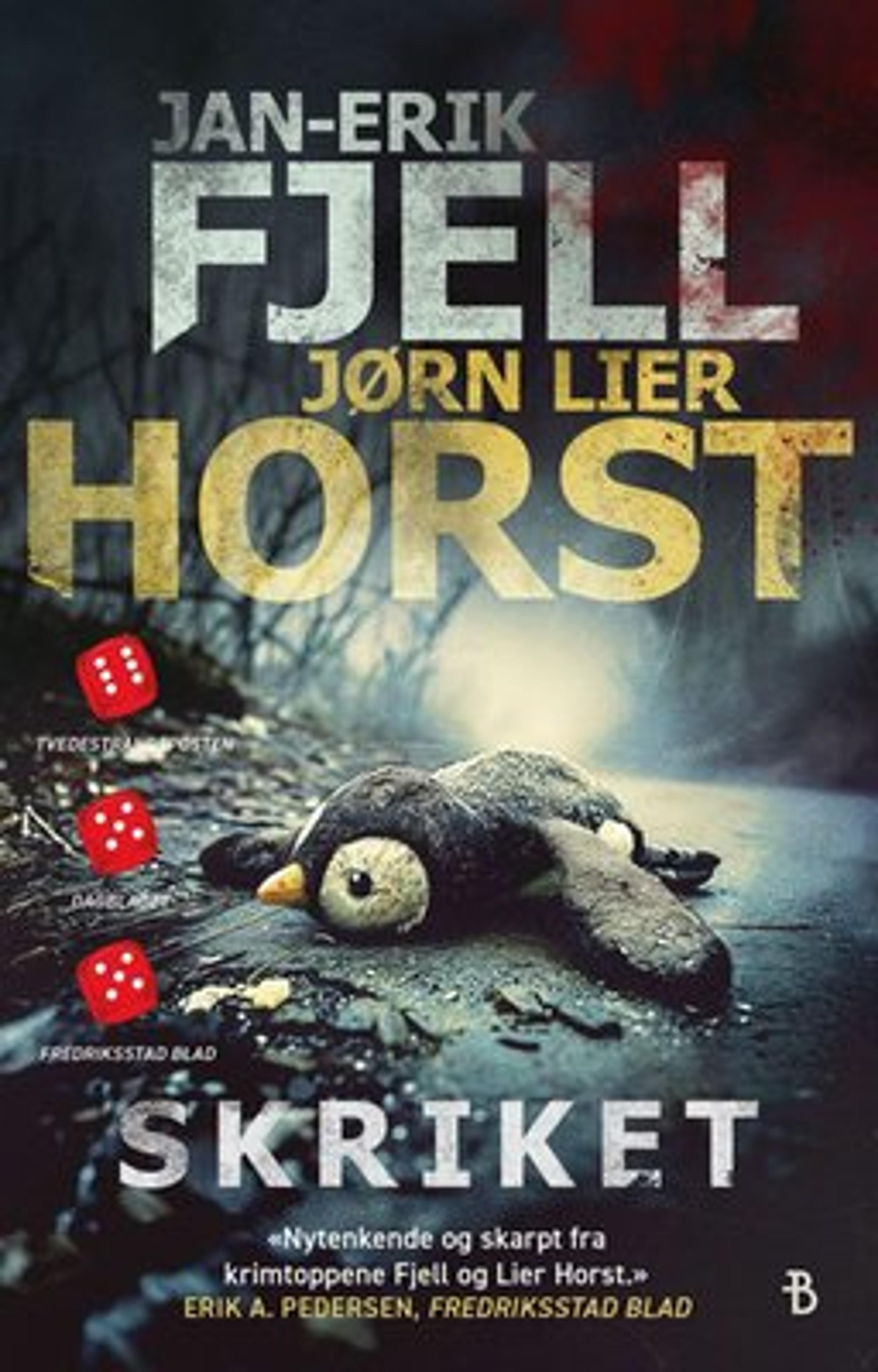 Bokomslag for "Skriket  av Jan-Erik Fjell og Jørn Lier Horst "