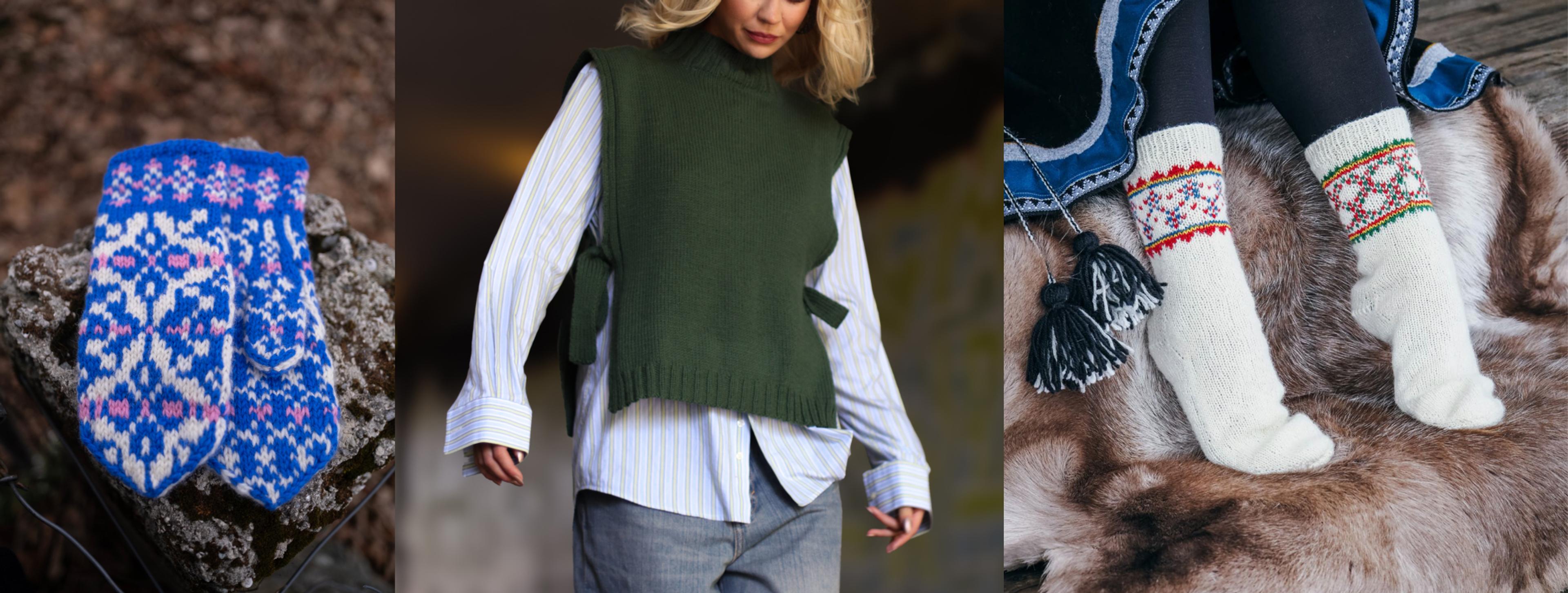 Strikkeoppskrifter fra høstens strikkebøker 