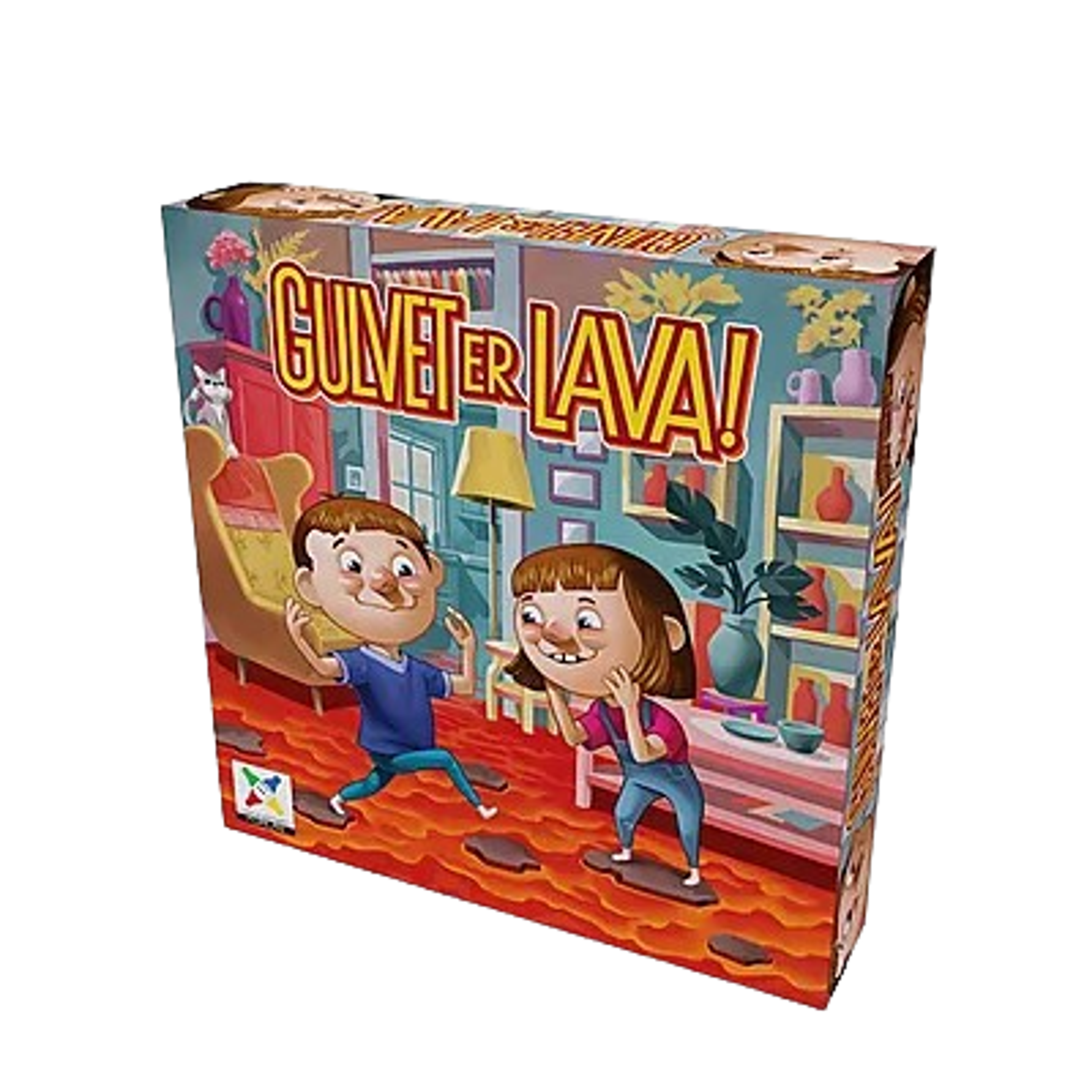 Bokomslag for "Gulvet er lava"