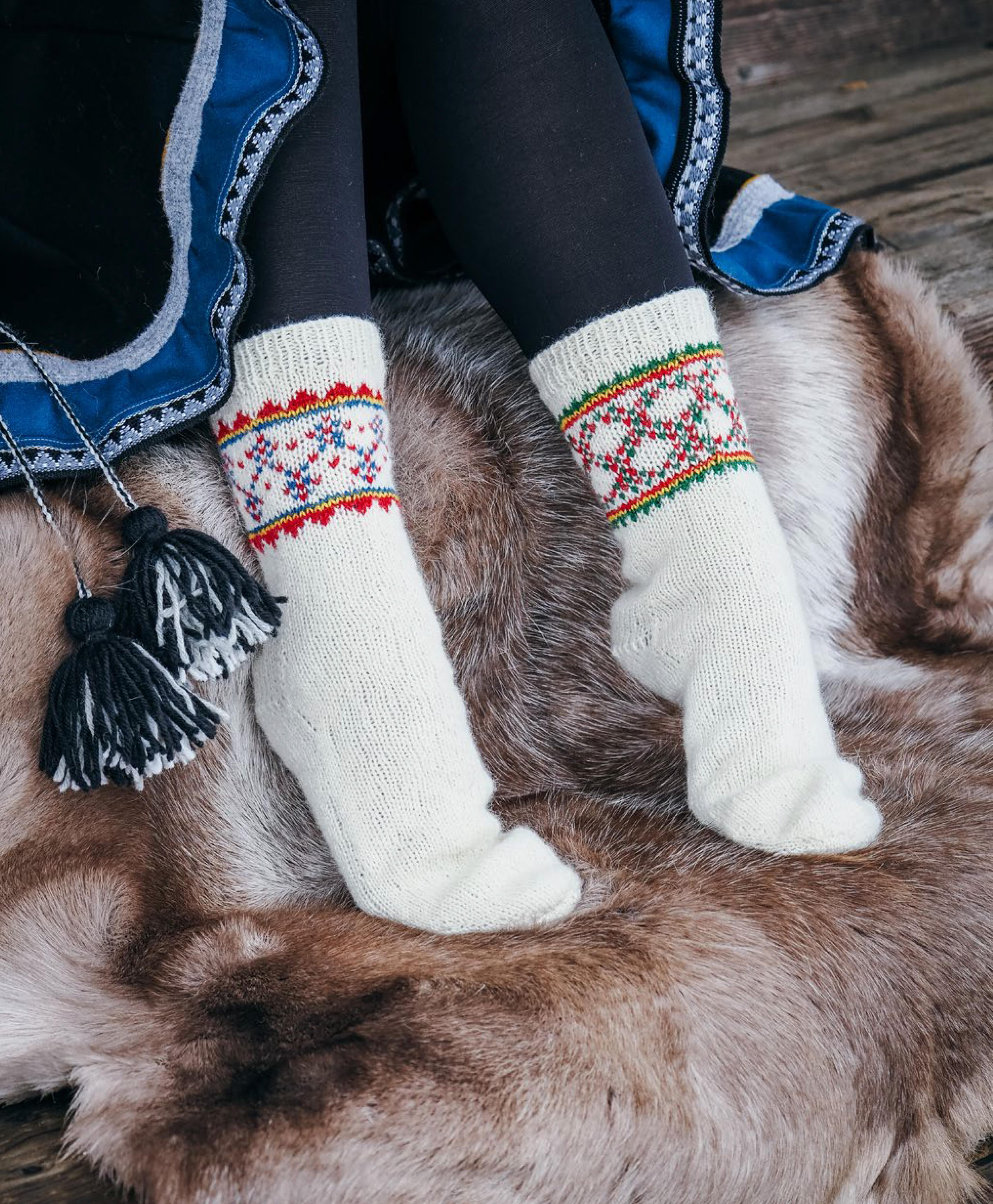 Strikkesokker fra Sapmi-strikk 