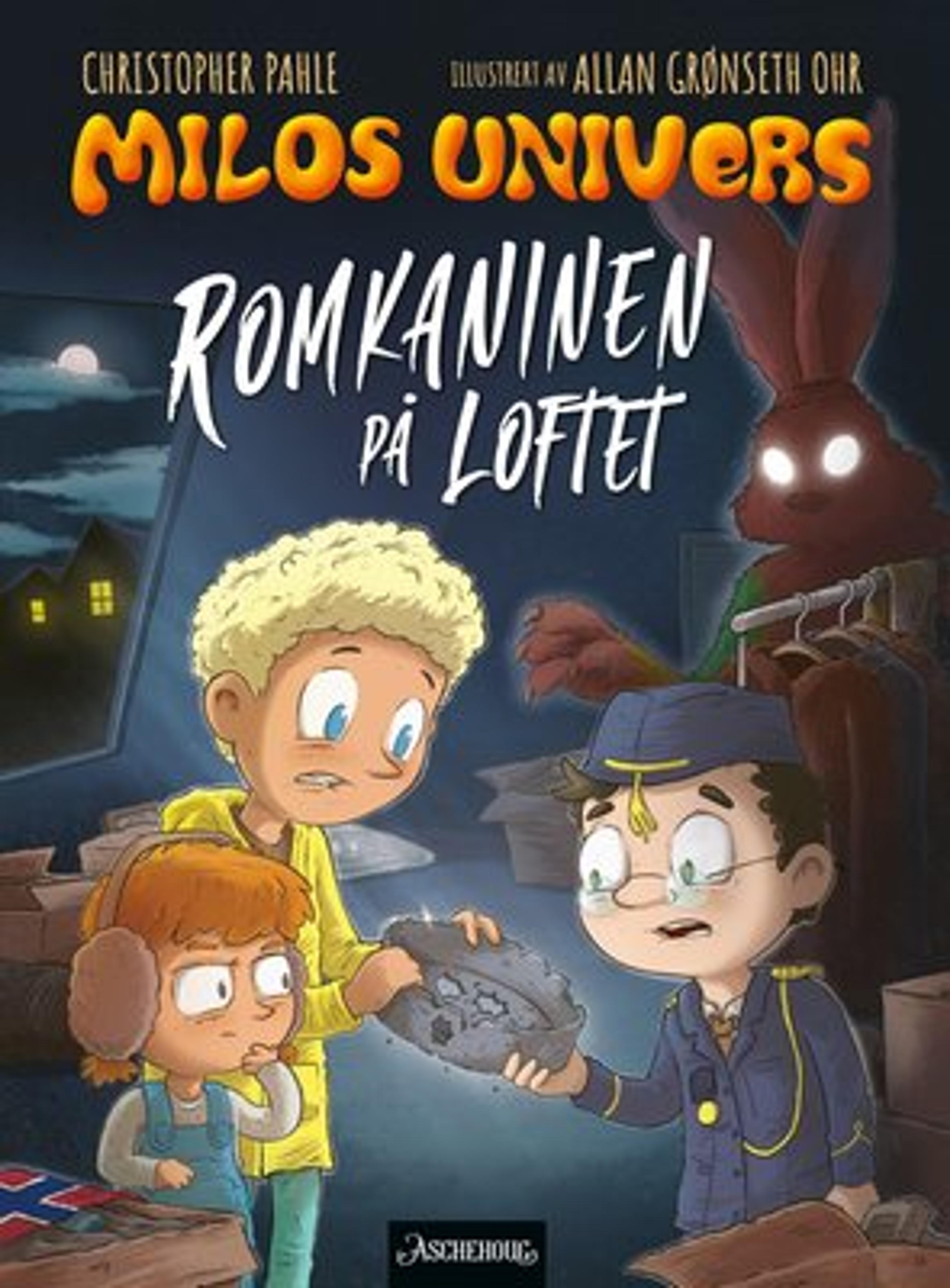 Bokomslag for "Romkaninen på loftet  av Christopher Pahle "