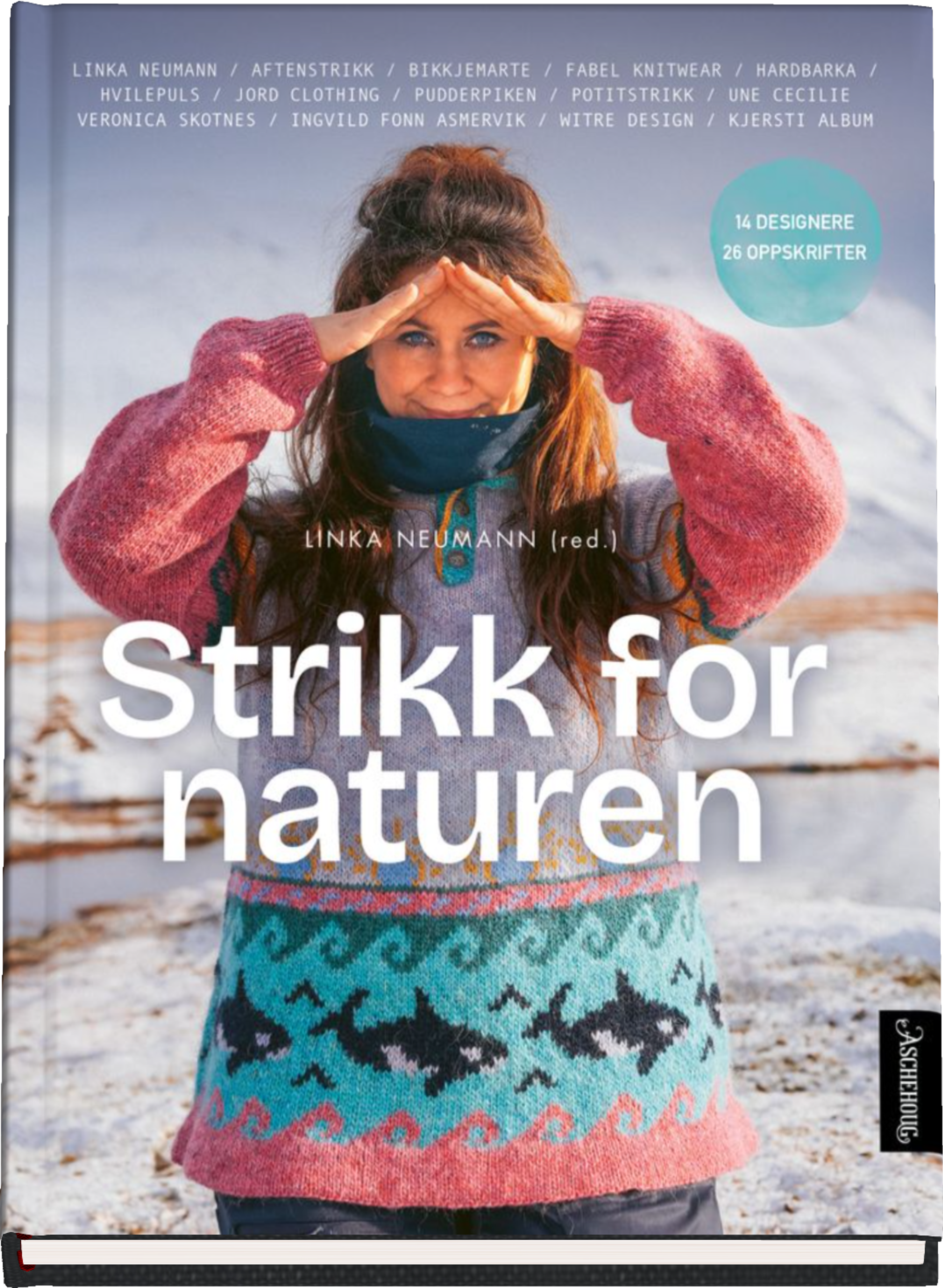 Bokomslag for "Strikk for naturen  av Linka Neumann (red.)"