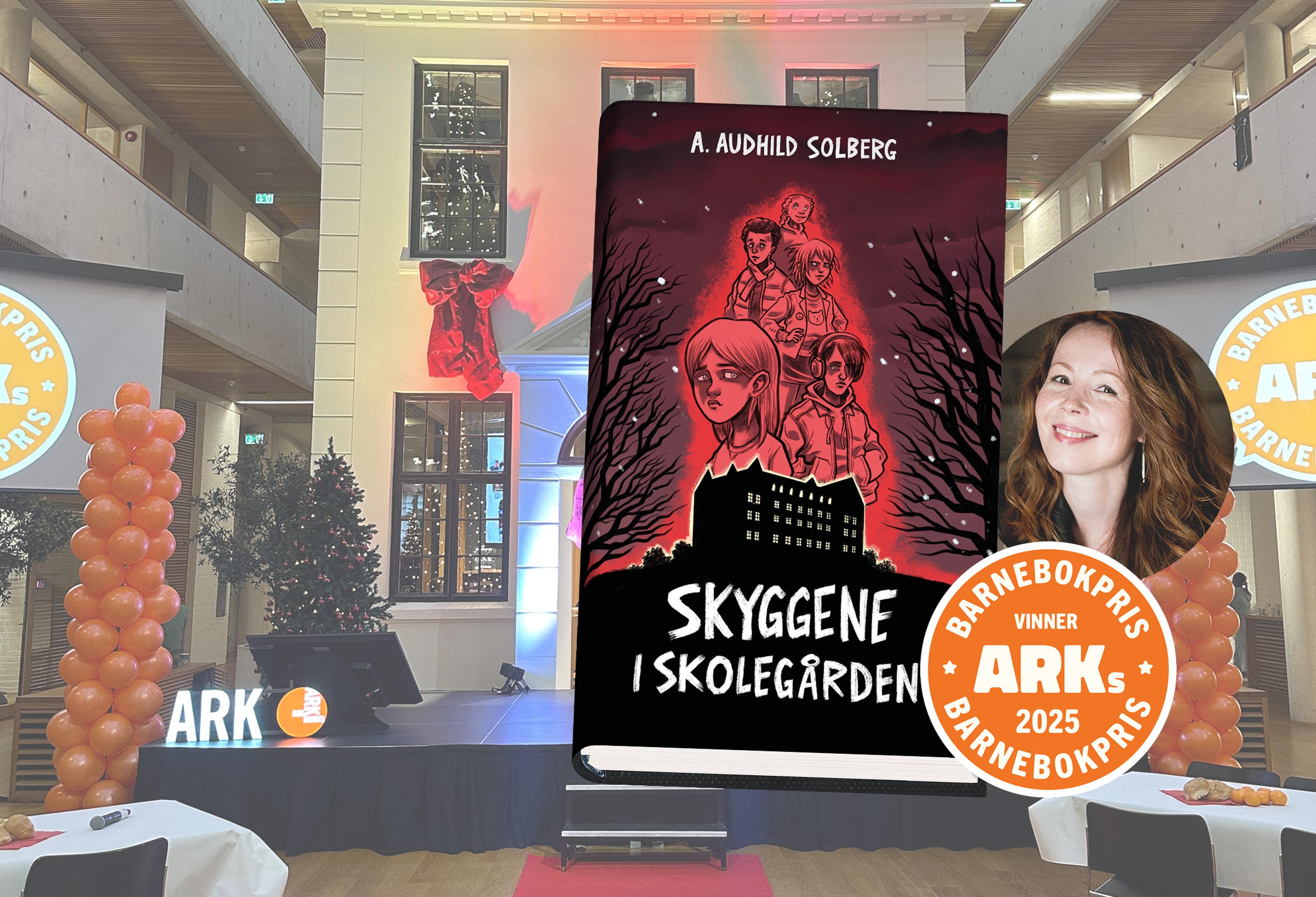 A. Audhild Solberg vinner ARKs barnebokpris 2025. - Jeg er bare SÅ glad