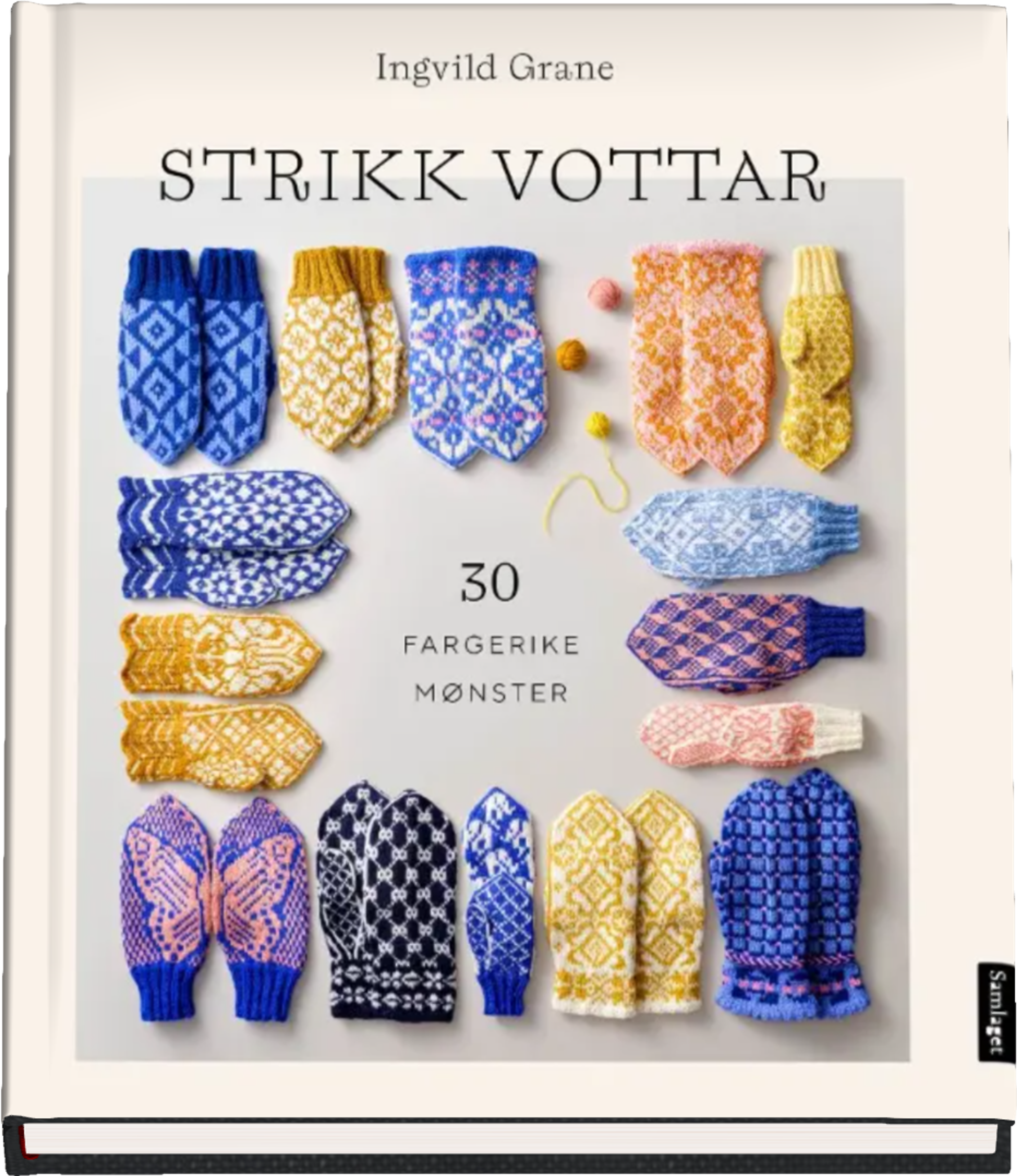 Bokomslag for "Strikk vottar  av Ingvild Grane "