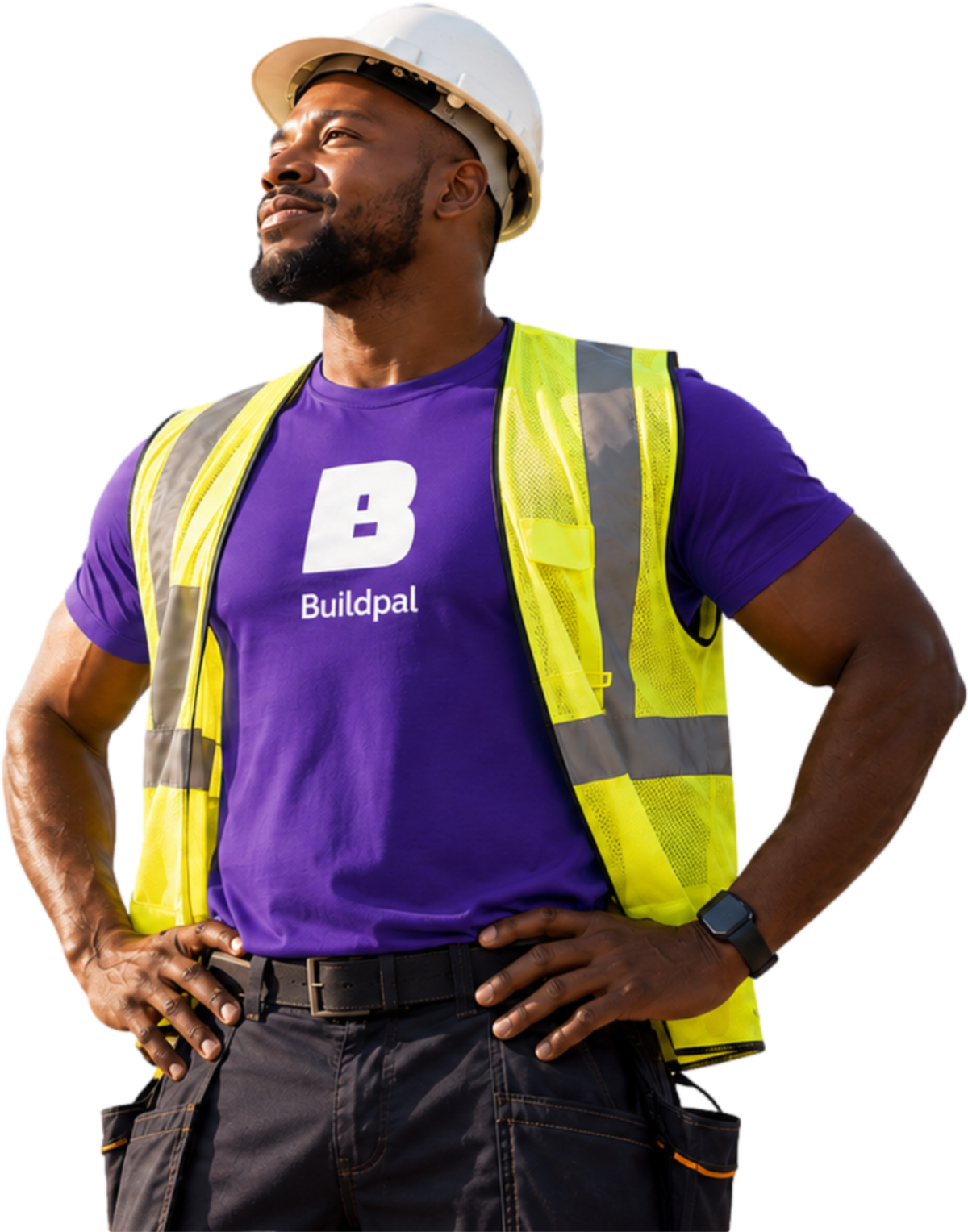 A verified Buildpal worker on site