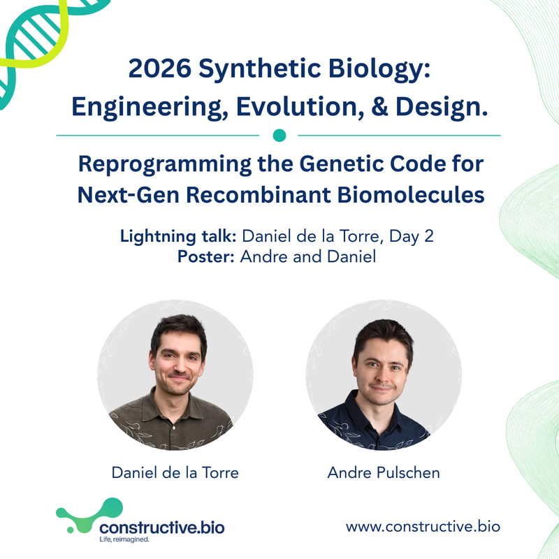 2026 Synthetic Biology: Engineering, Evolution, & Design.