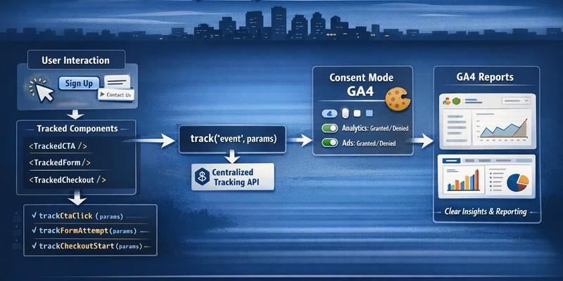 How We Standardize Google Analytics (GA4) Across Every Client Website (Without Slowing It Down)