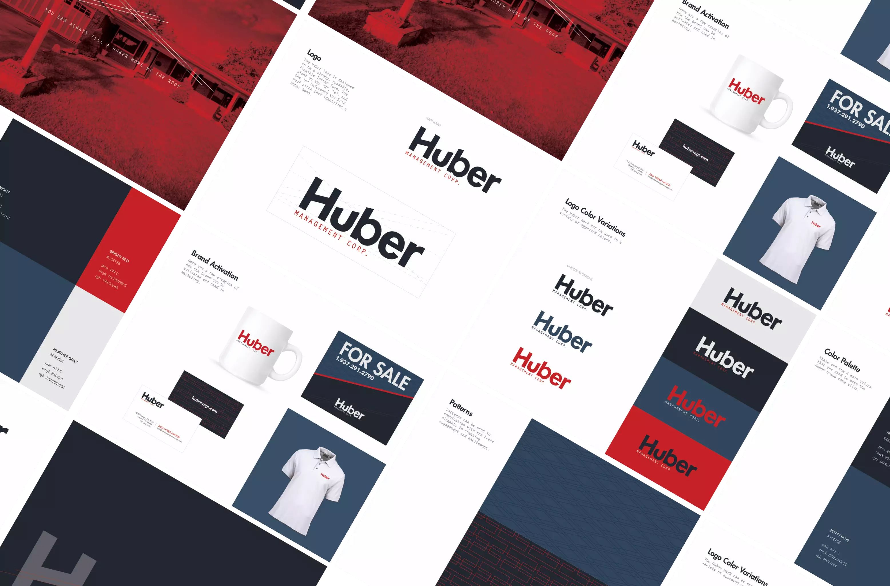 Huber brand collage