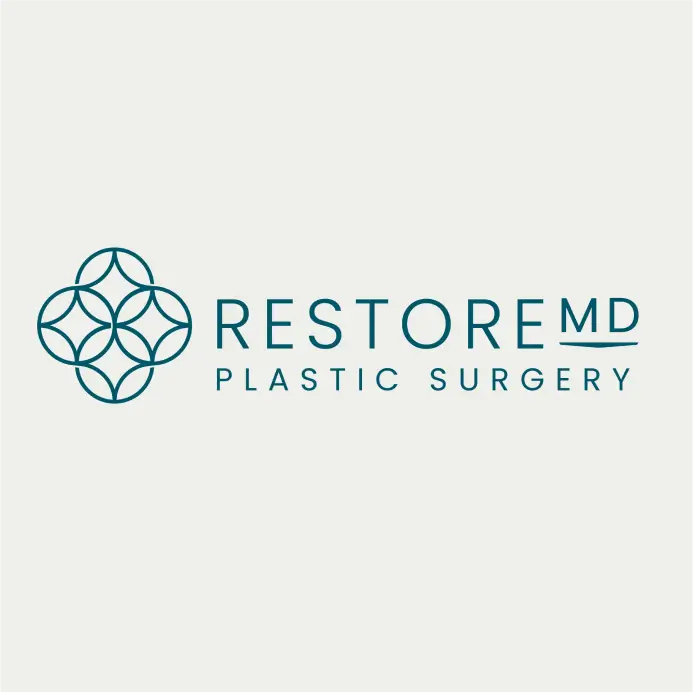 An image of the "RestoreMD Plastic Surgery" logo