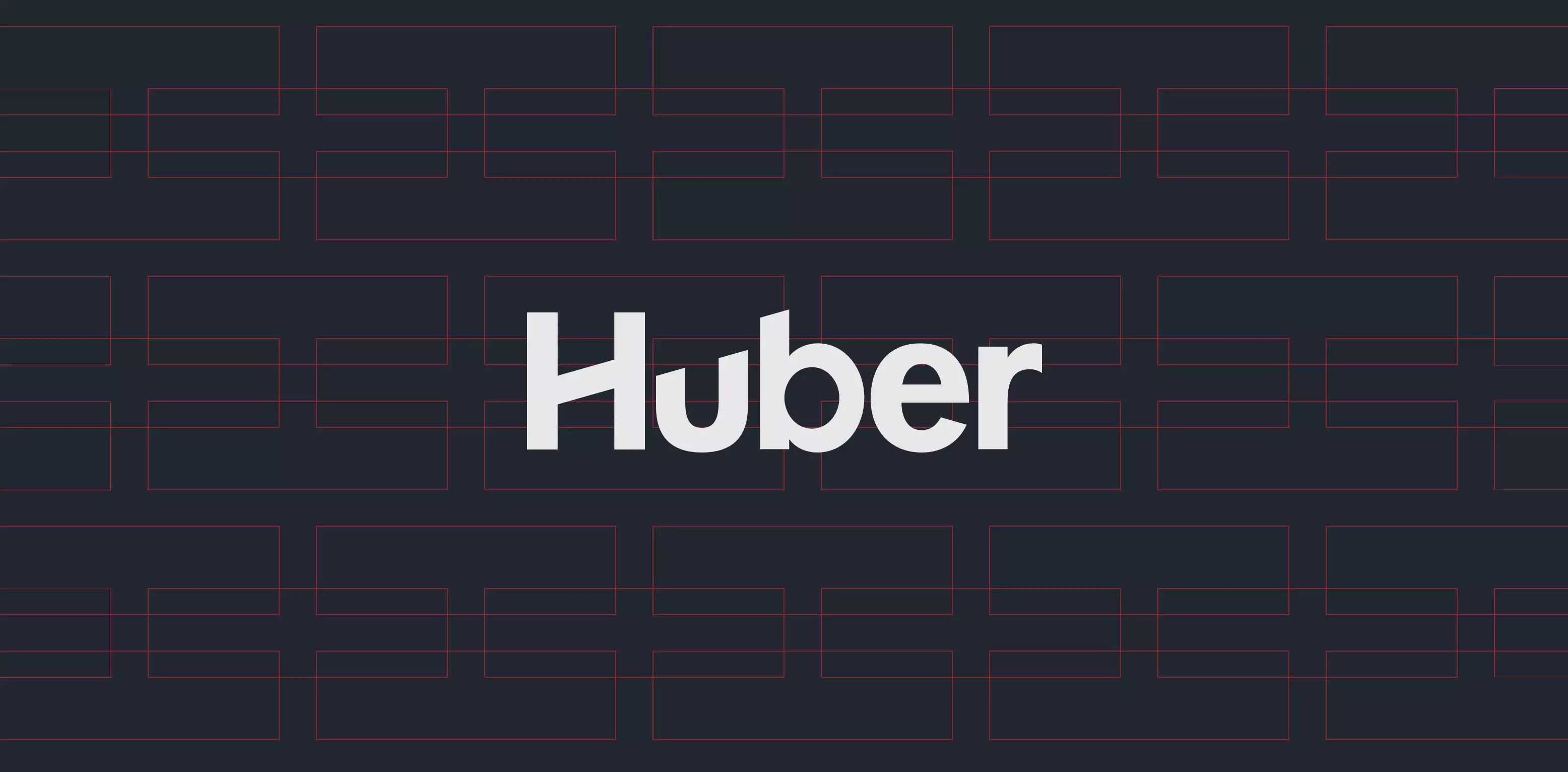 Huber logo with background