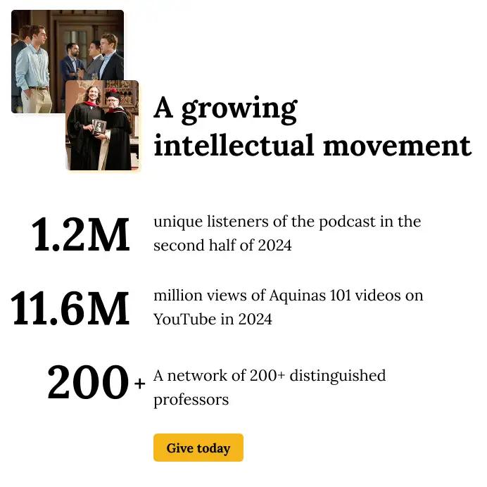 A screenshot of the Thomistic Institute website