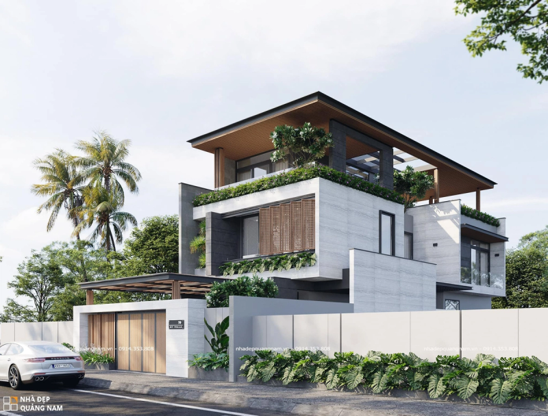 NHÀ ĐẸP QUẢNG NAM| VẺ NGOÀI BỀ THẾ CỦA HT VILLA