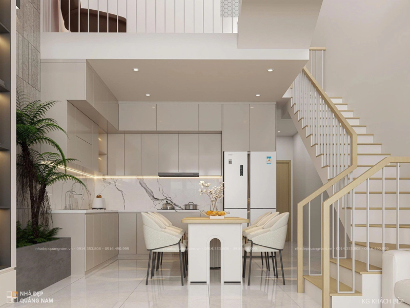 QH House - Nhà phố lệch tầng đầy đủ tiện nghi