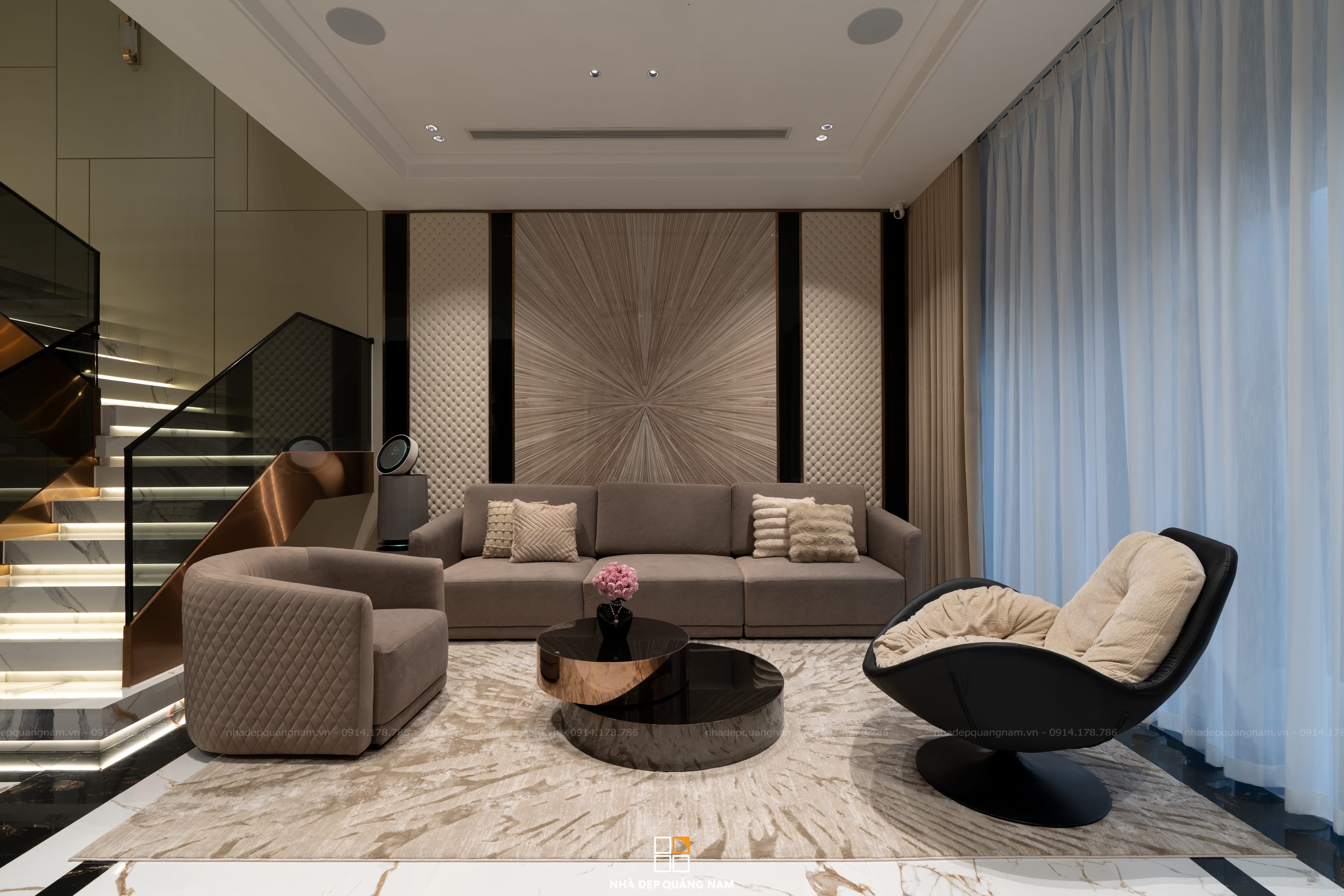 QH Villa - Biệt thự hiện đại cùng kiến trúc đậm chất sang trọng tại Đà Nẵng
