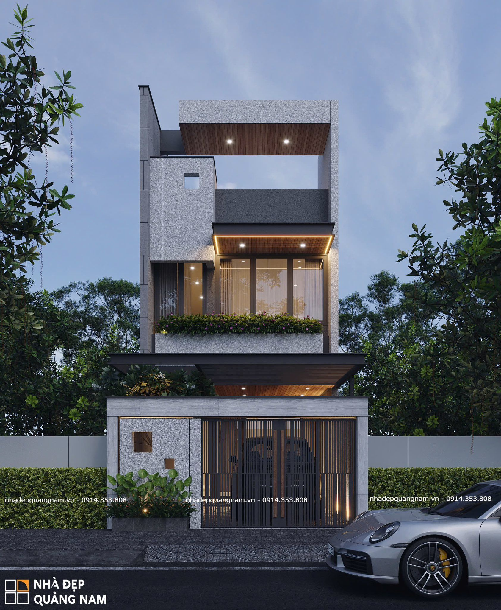 QH House - Nhà phố lệch tầng đầy đủ tiện nghi