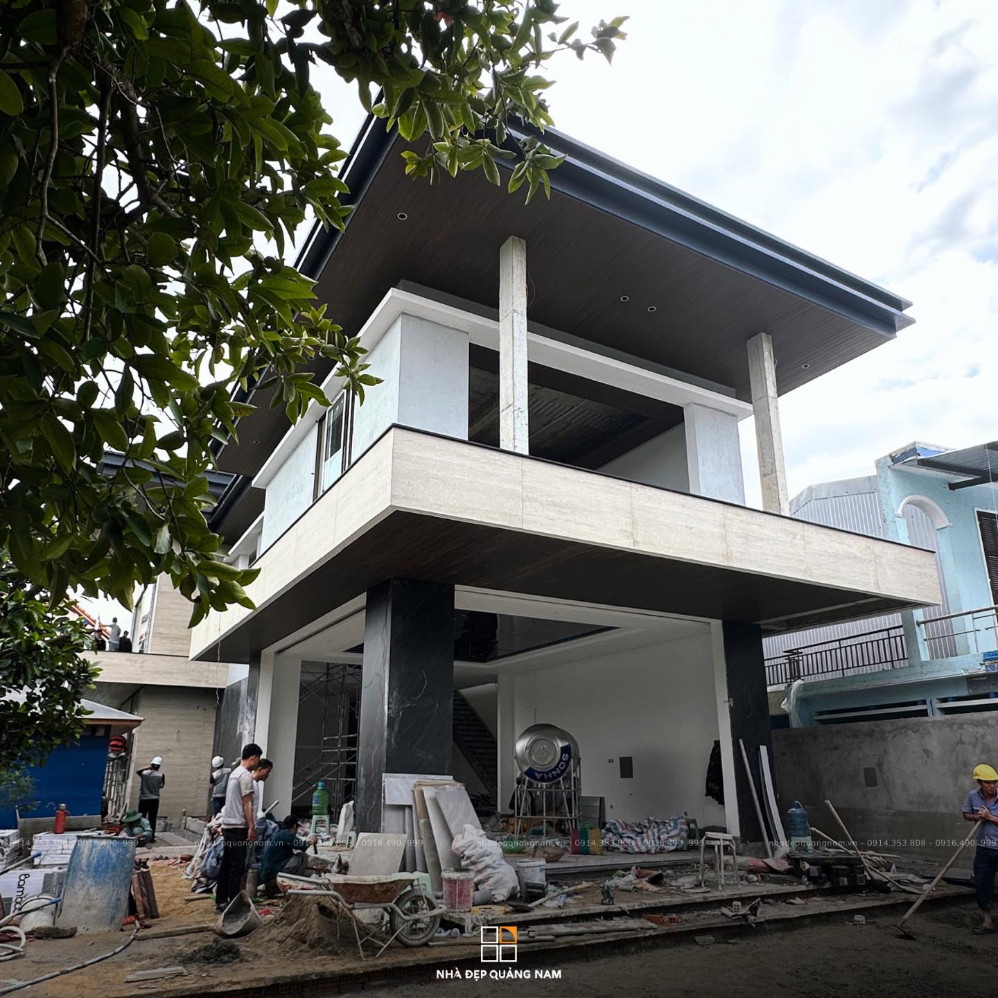 TH Villa - Hành trình 6 tháng kiến tạo bản giao hưởng của ánh sáng và vật liệu