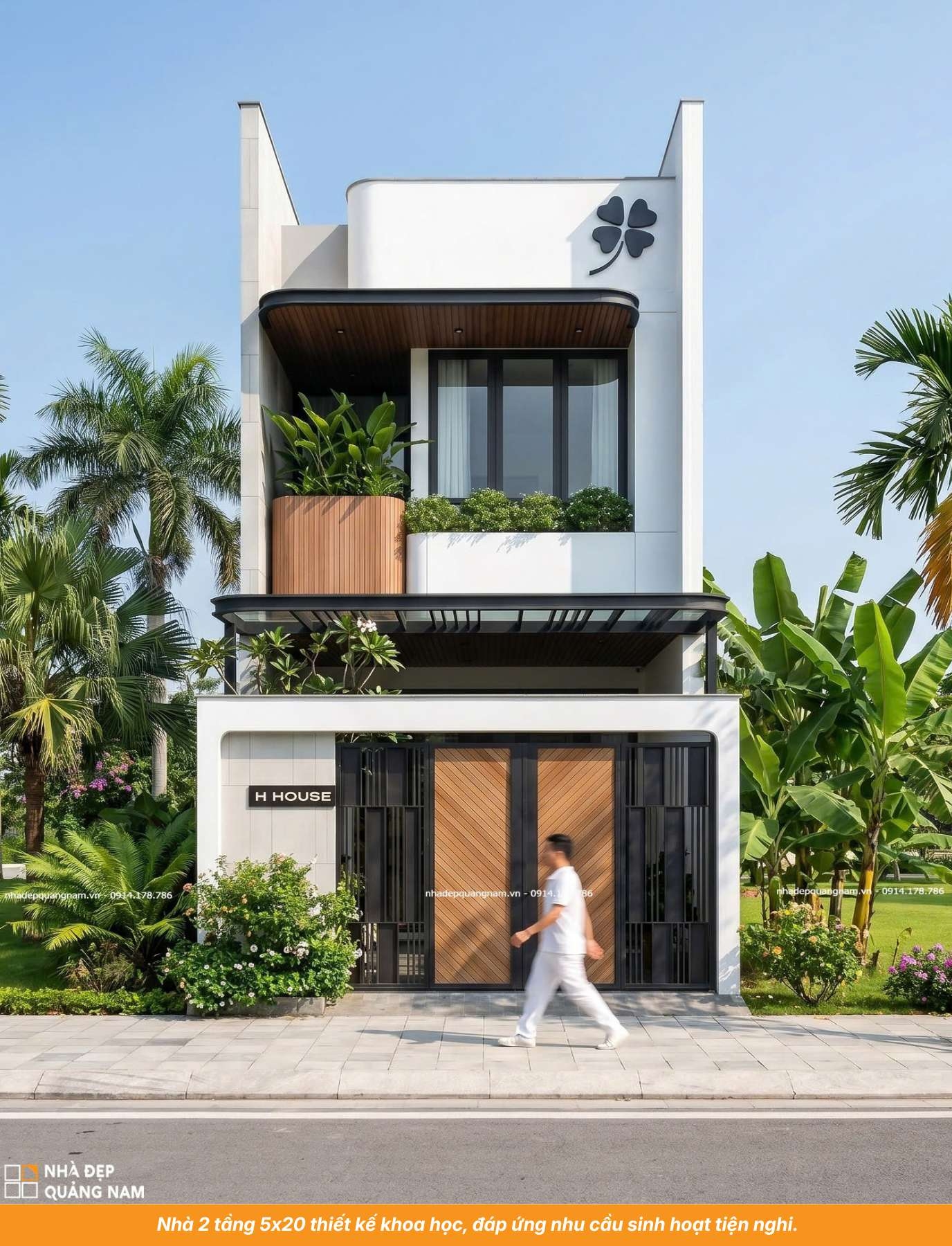 Nhà 2 tầng 5x20 thiết kế khoa học, đáp ứng nhu cầu sinh hoạt tiện nghi.