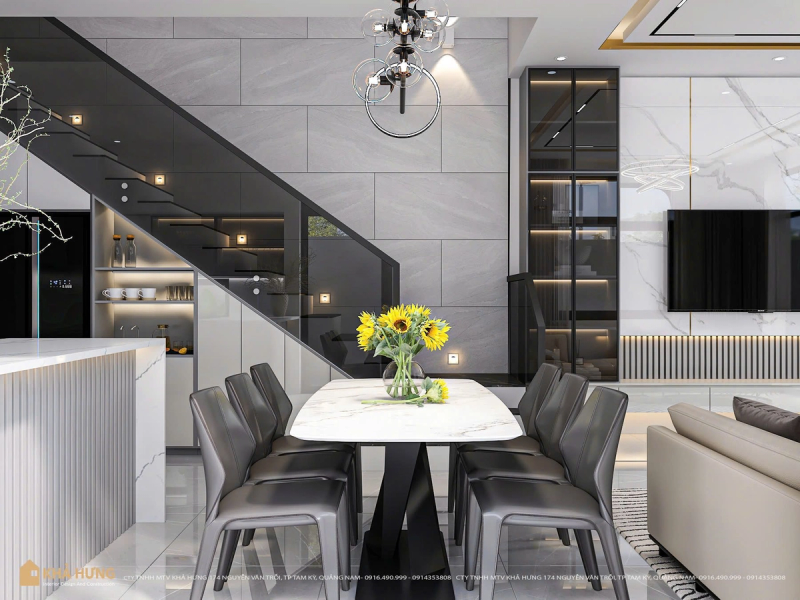 NĐQN | Khách - bếp T2 House