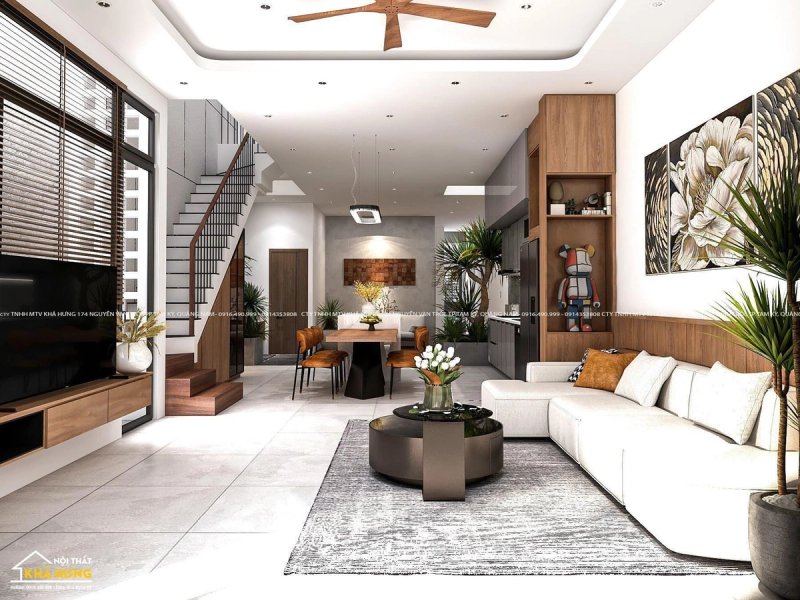 Cầm Hân House - Nhà phố hiện đại tối ưu không gian và thông thoáng