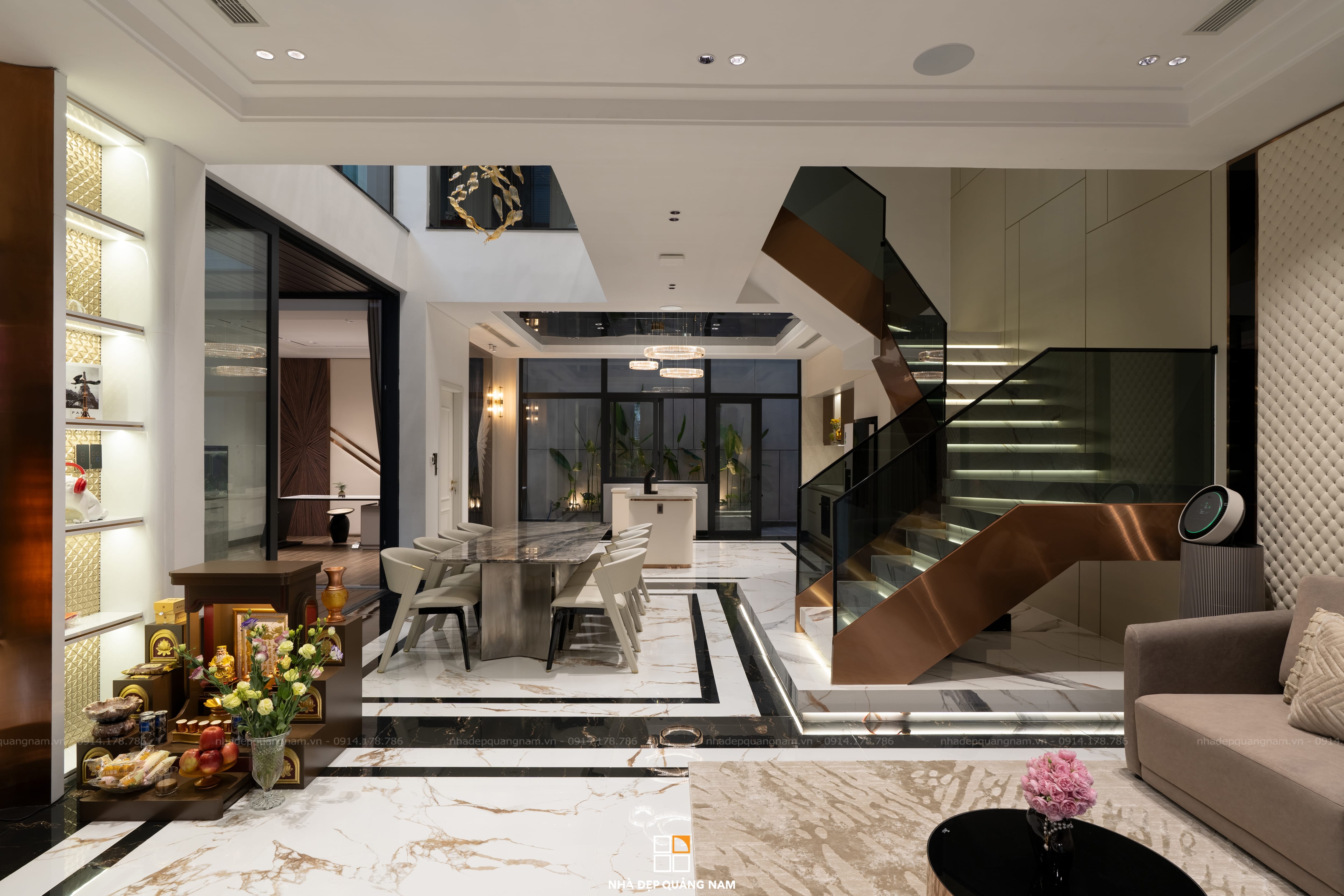 QH Villa - Biệt thự hiện đại cùng kiến trúc đậm chất sang trọng tại Đà Nẵng