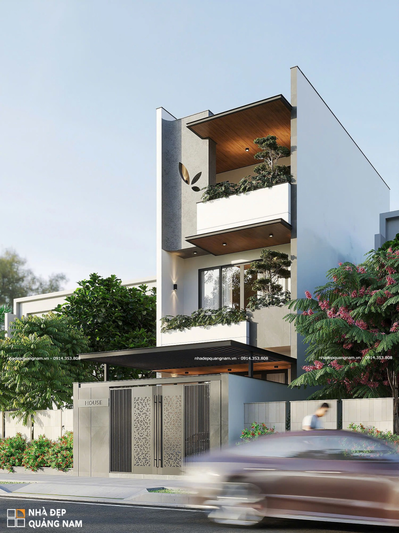 H HOUSE - Nhà phố hiện đại nơi ngôn ngữ hình khối lên tiếng