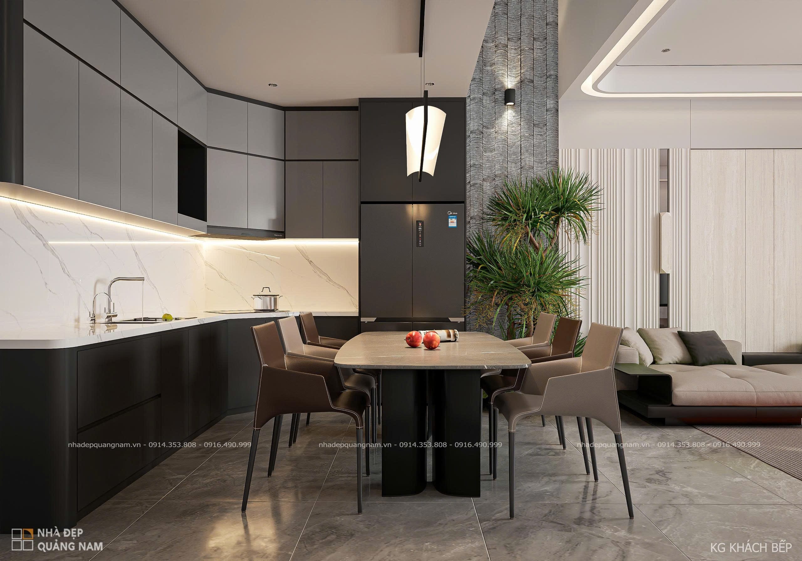 Nhà phố hiện đại 2 tầng 5x20m cùng khoảng lặng thiên nhiên