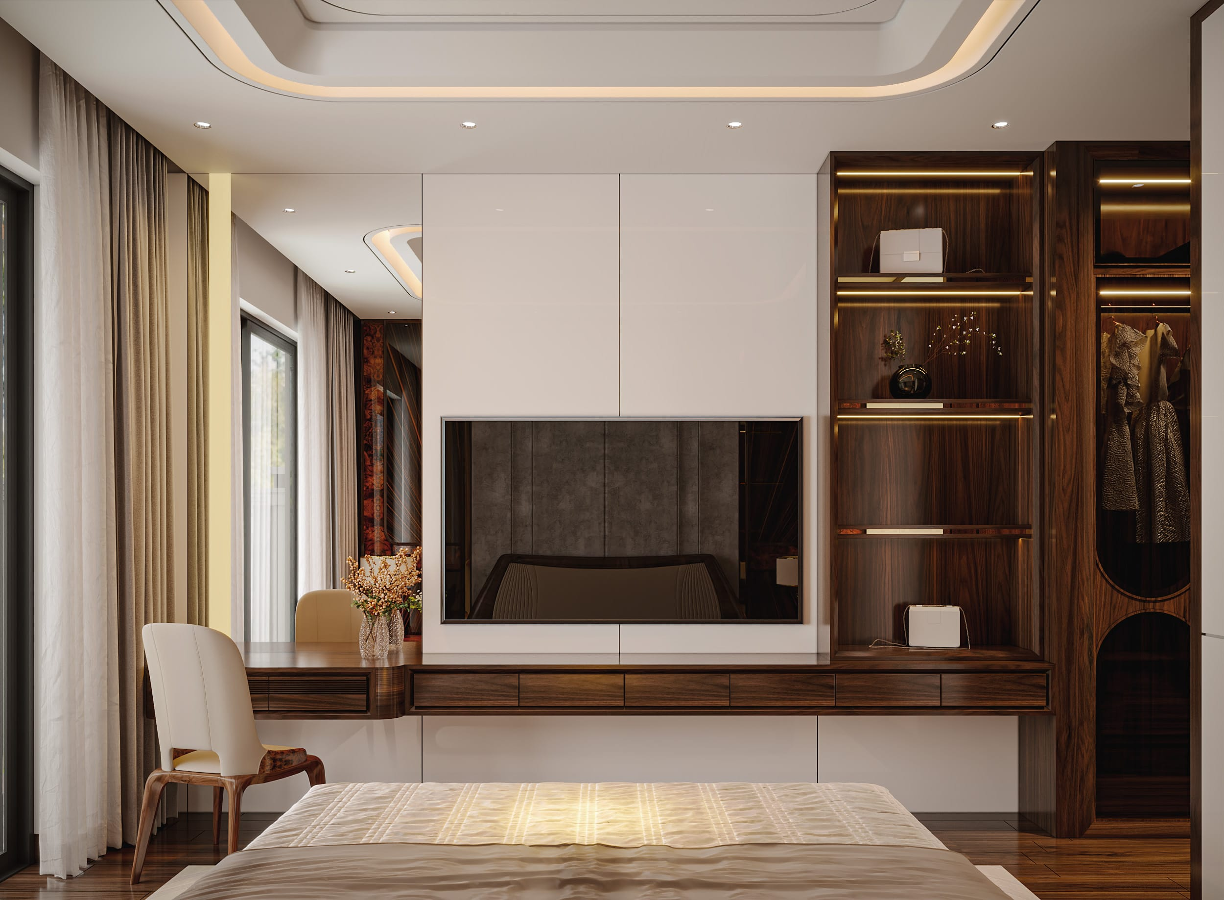 AT HOUSE - Mẫu nhà phố hiện đại 2 tầng 13x35m 