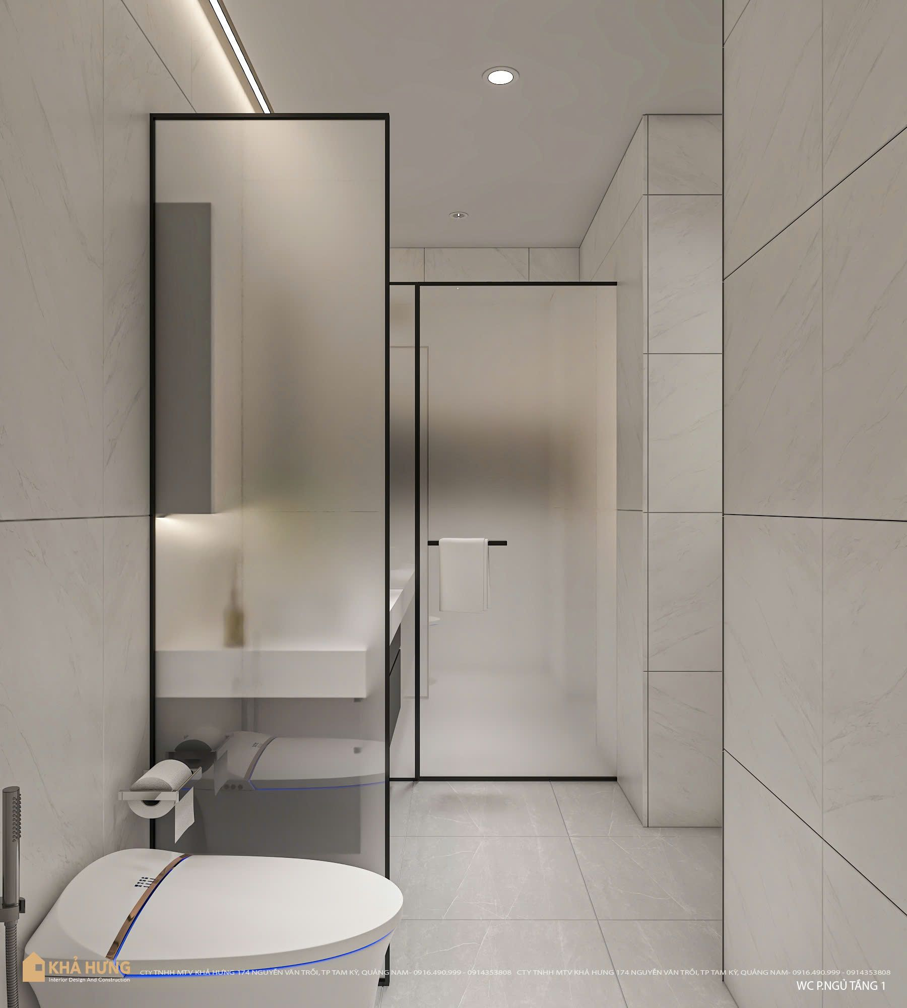 TM House - Tuyệt tác nhà phố 3 tầng hiện đại tại Tam Kỳ