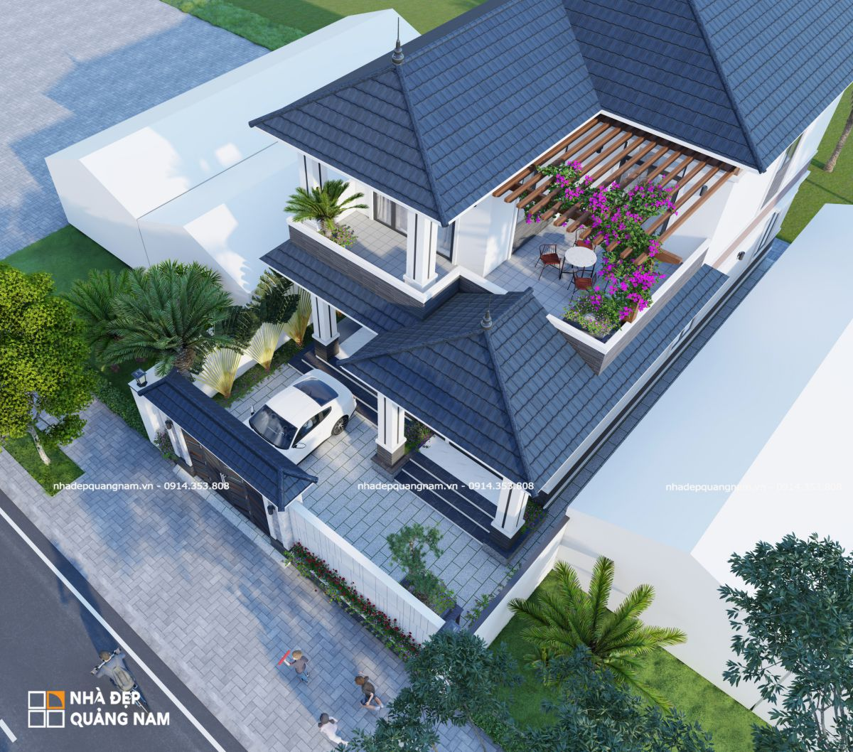 Thi công nhà trọn gói Hội An tại nhà đẹp Quảng Nam