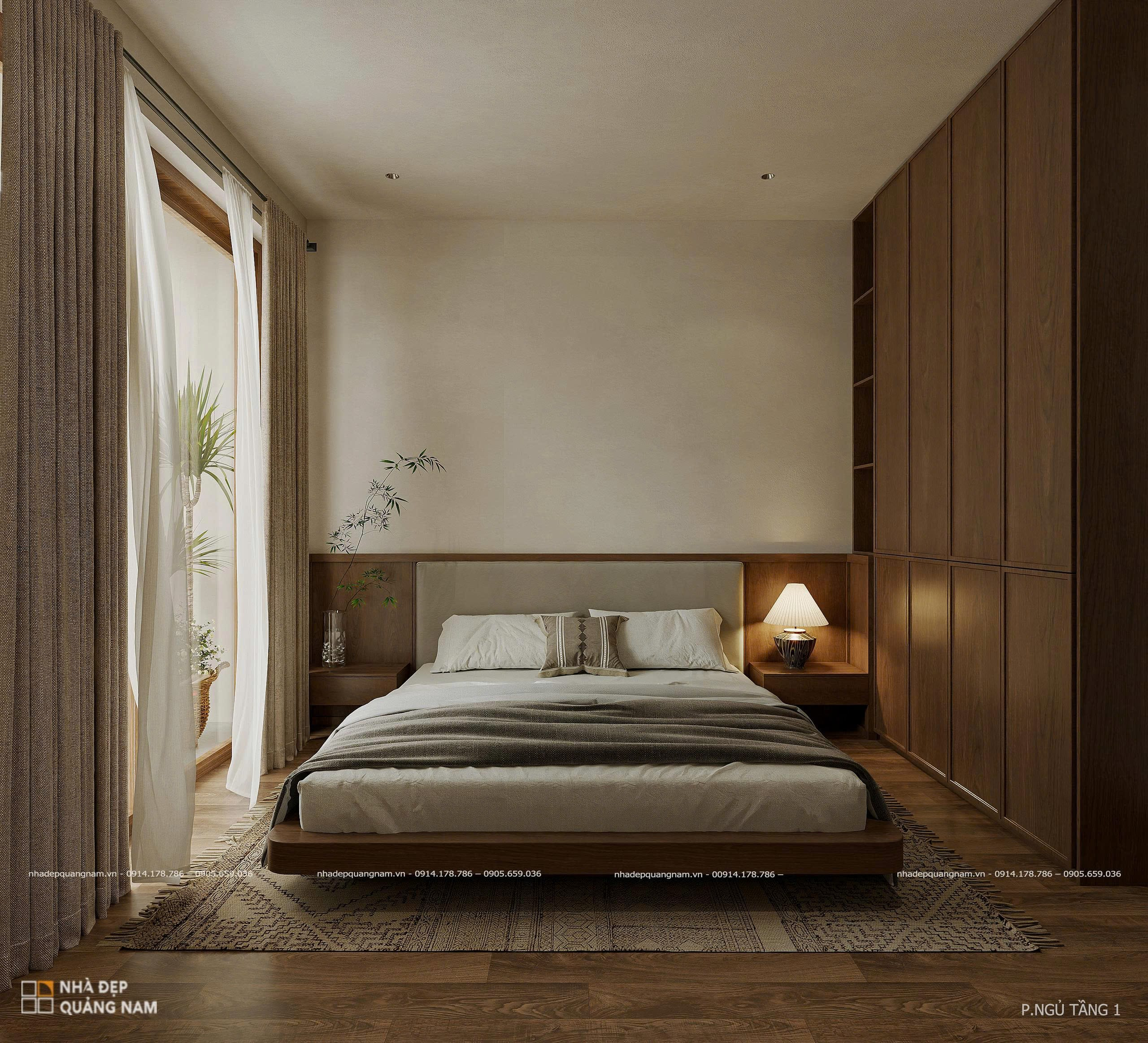 PT House - Mái ngói dốc ấn tượng cùng vật liệu mộc mạc, tự nhiên