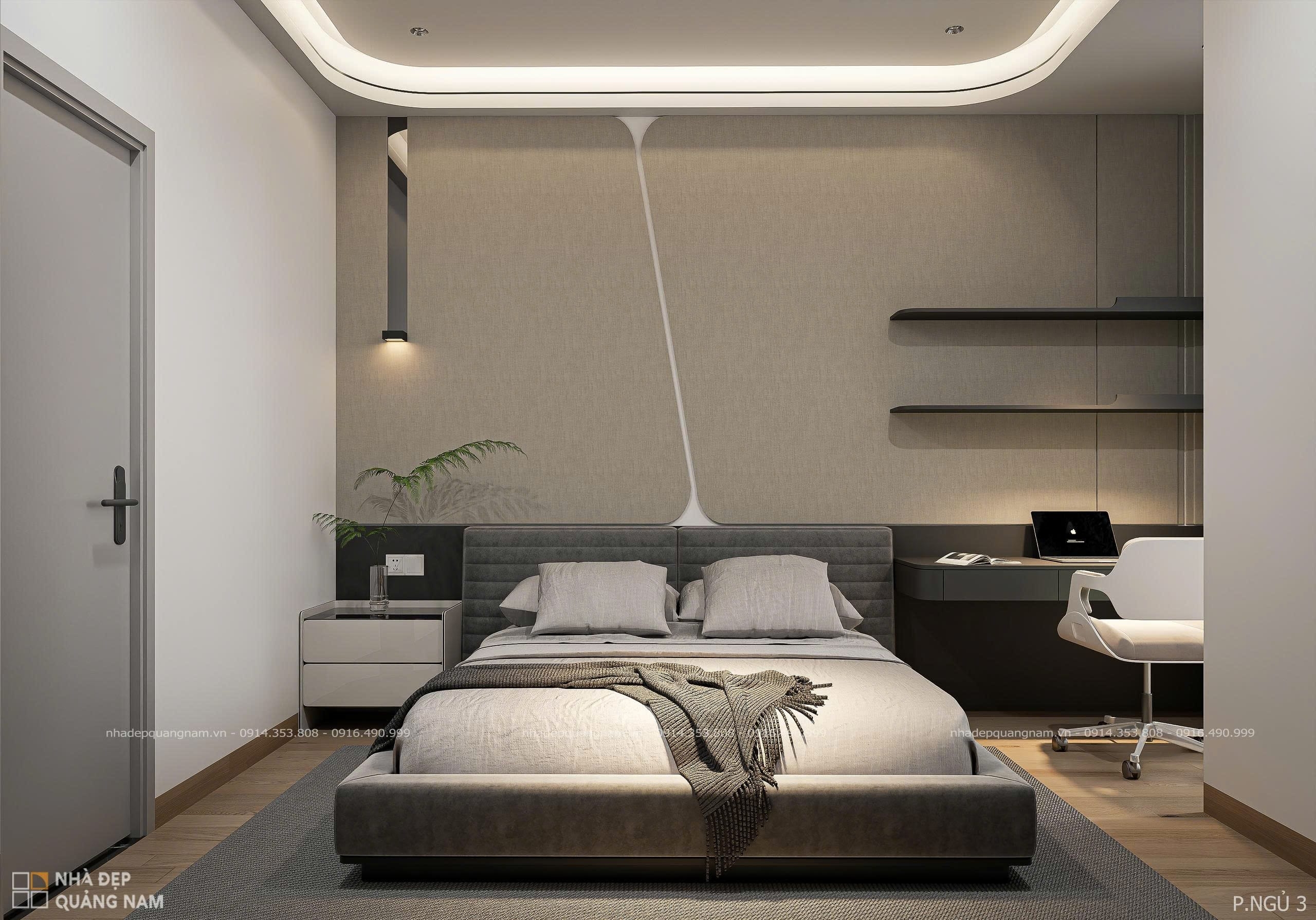 Nhà phố hiện đại 2 tầng 5x20m cùng khoảng lặng thiên nhiên