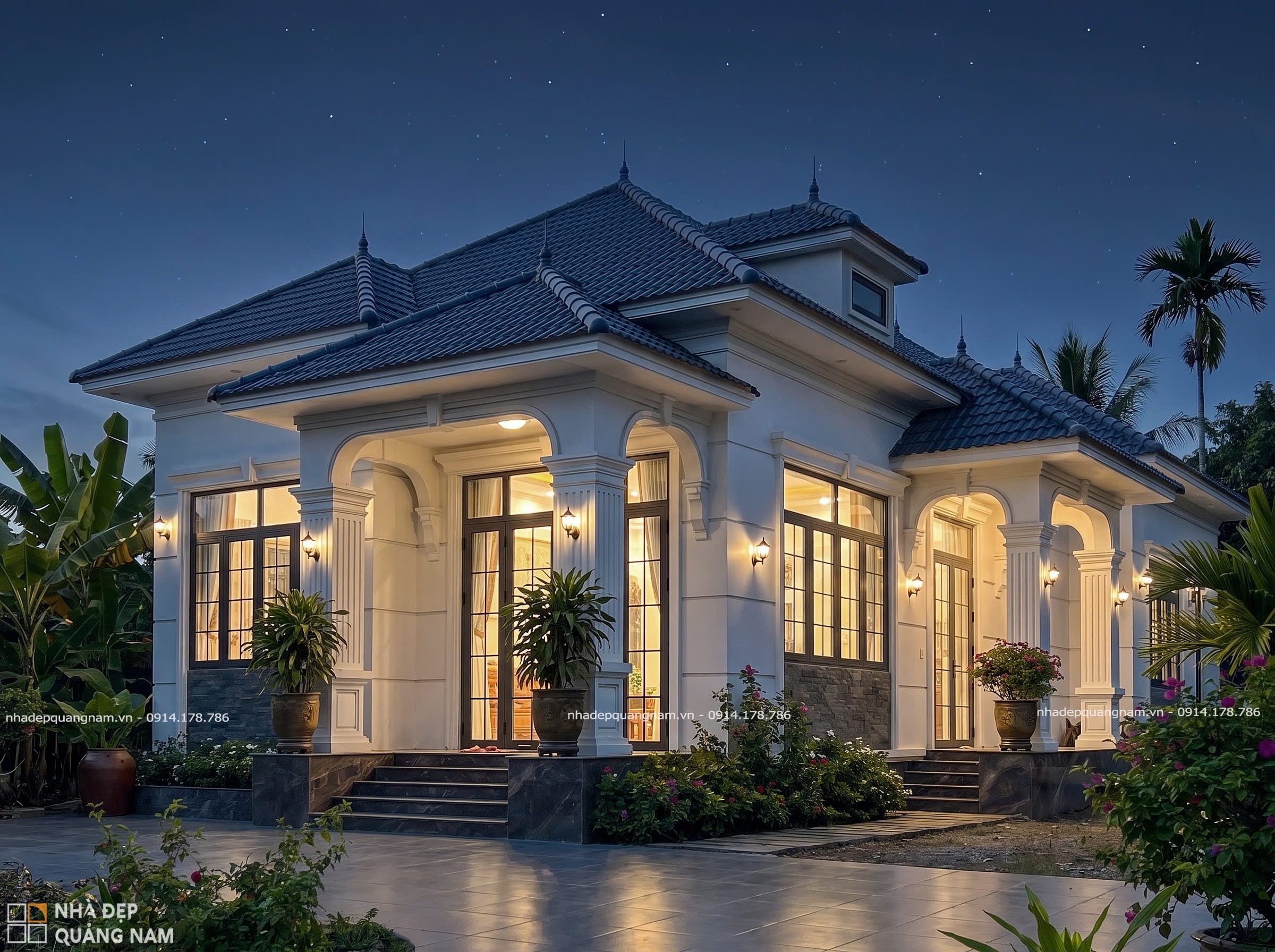 TB House - Kiến trúc nhà phố hiện đại 1 tầng tại Tam Thăng