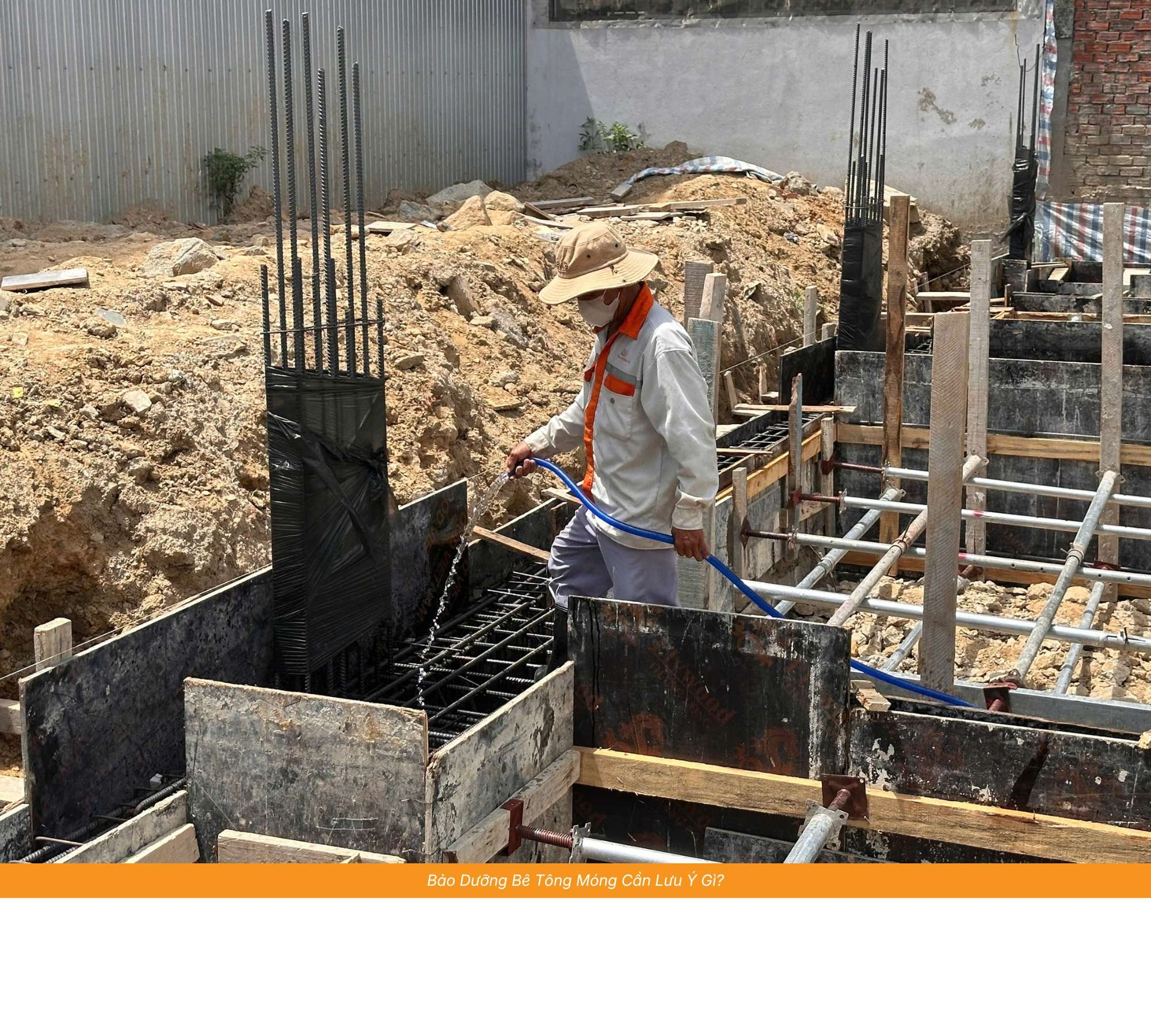 Bảo dưỡng bê tông phần móng cần lưu ý điều gì? 