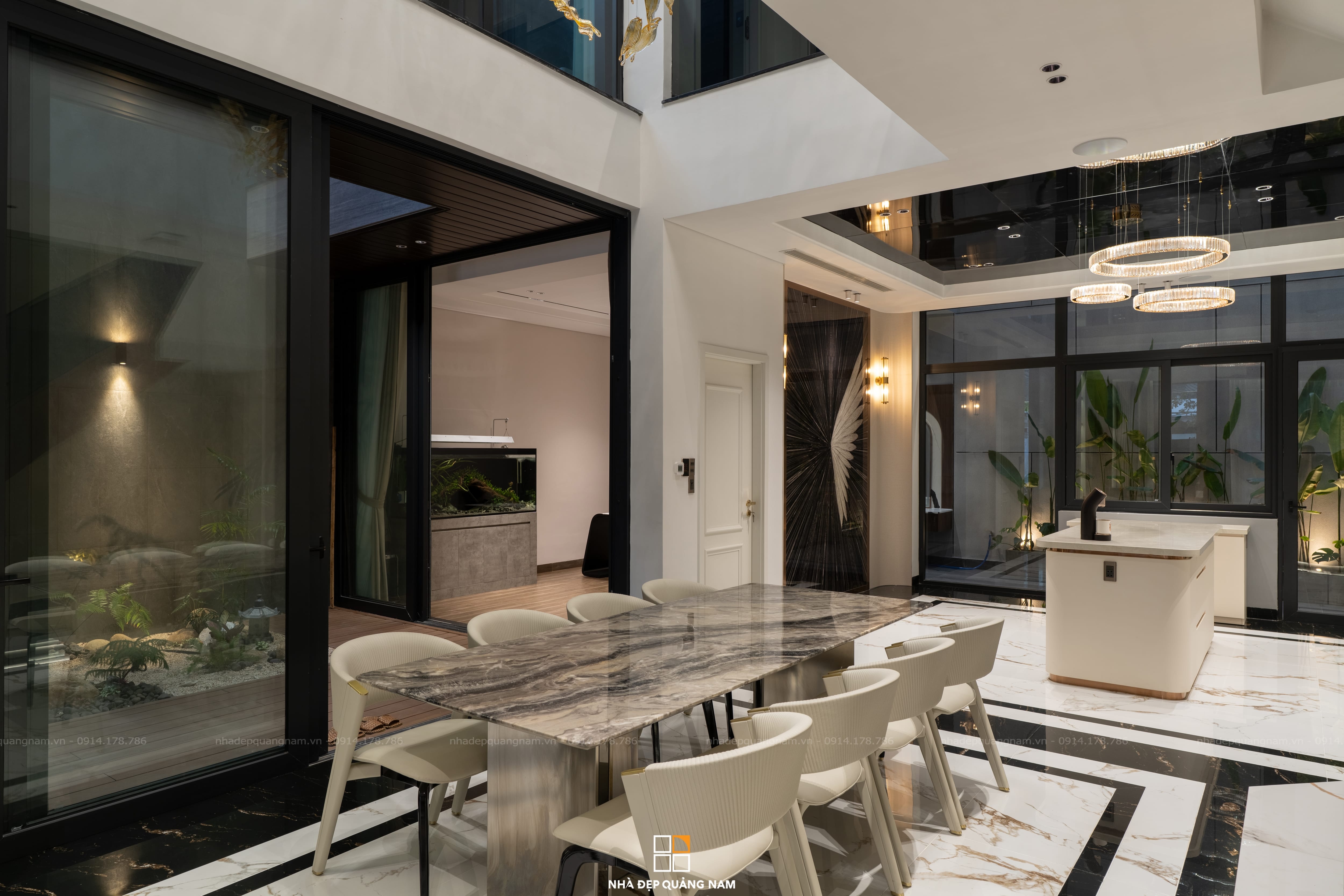 QH Villa - Biệt thự hiện đại cùng kiến trúc đậm chất sang trọng tại Đà Nẵng