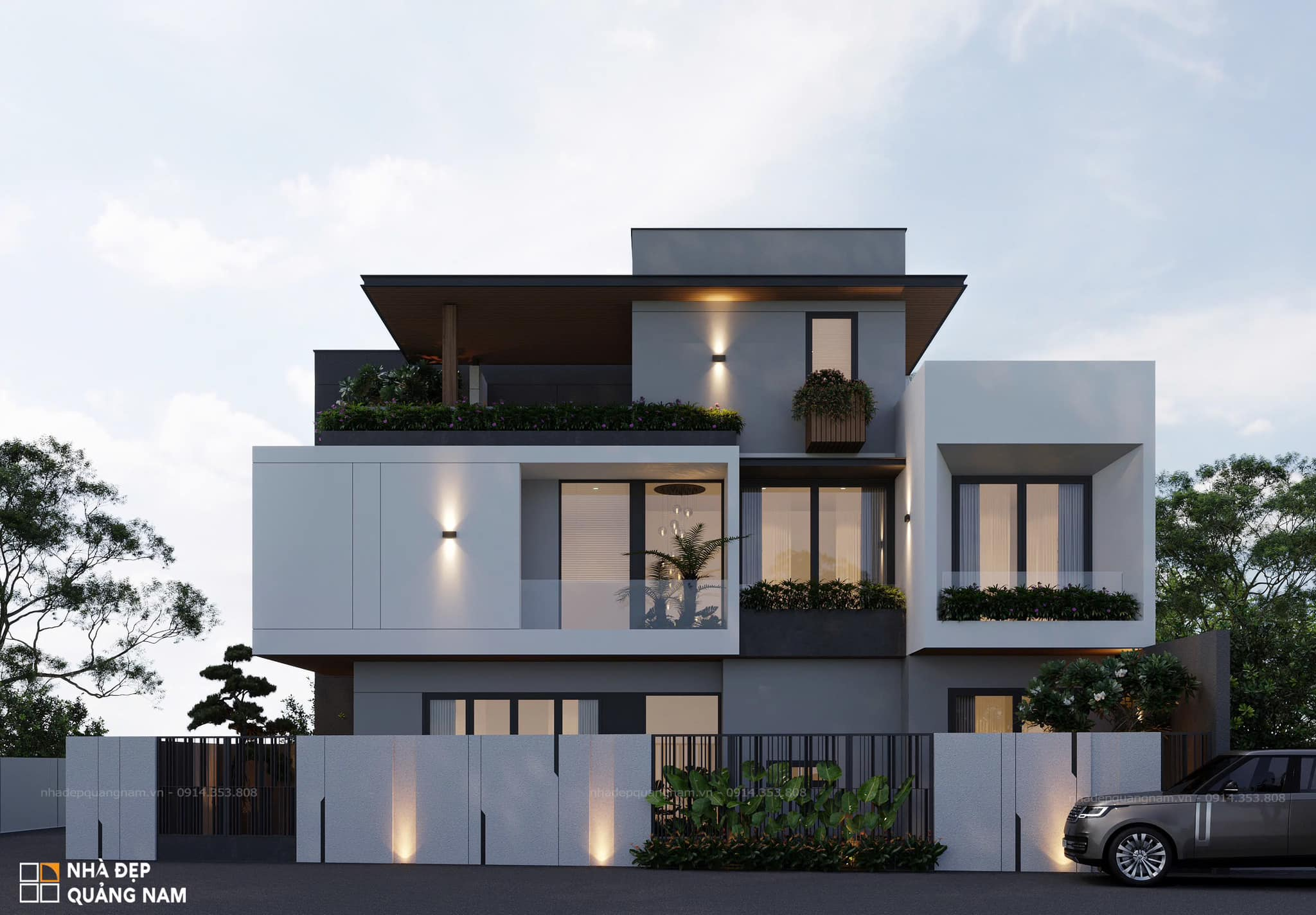 BN House - Nhà phố 2 mặt tiền hiện đại xanh - sáng - thoáng tại Tam Kỳ