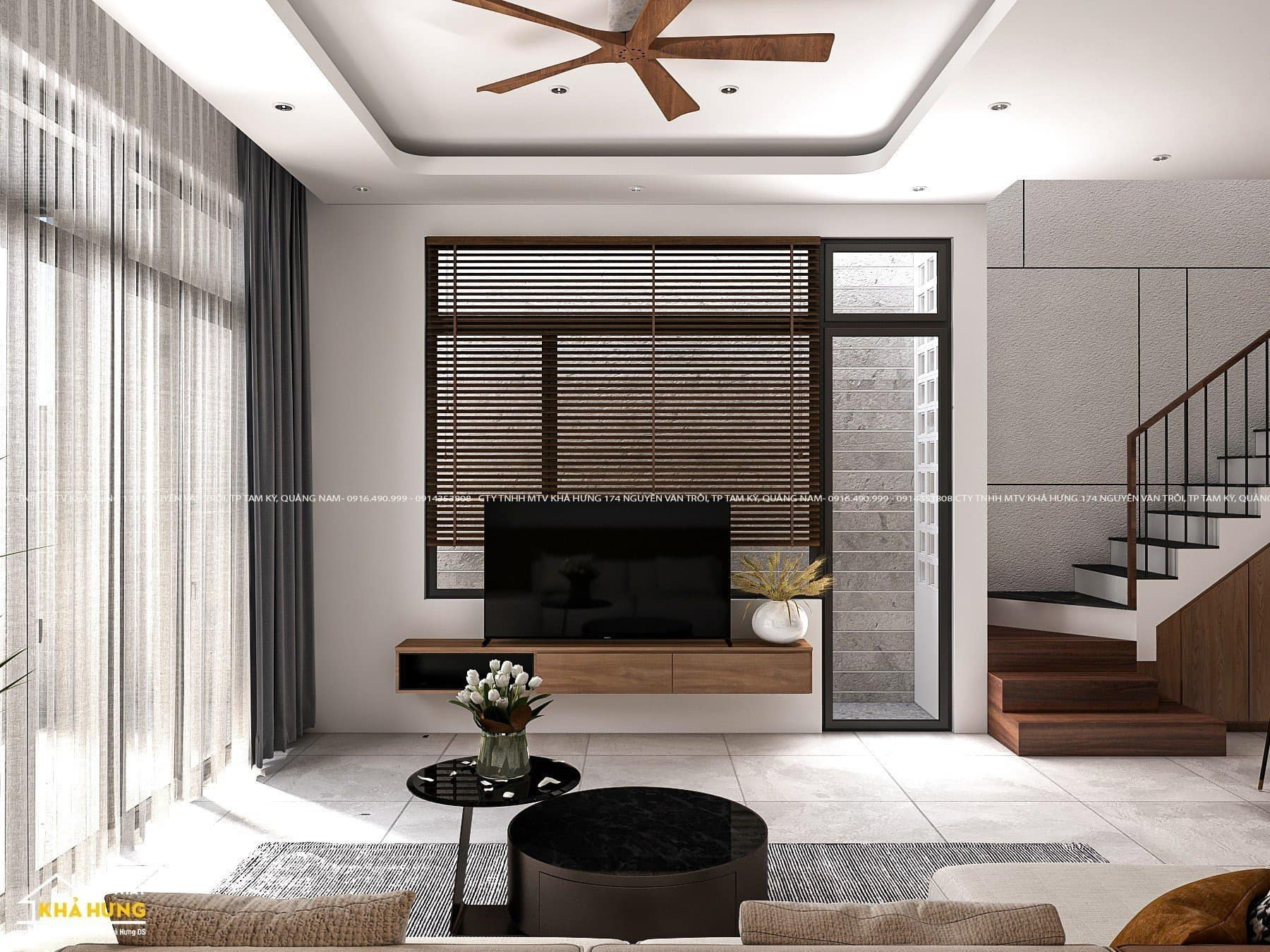 Cầm Hân House - Nhà phố hiện đại tối ưu không gian và thông thoáng
