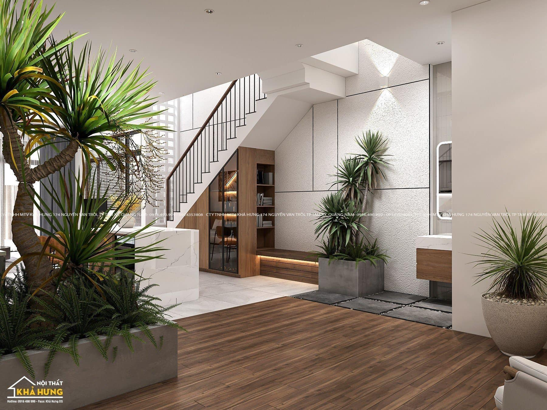 Cầm Hân House - Nhà phố hiện đại tối ưu không gian và thông thoáng